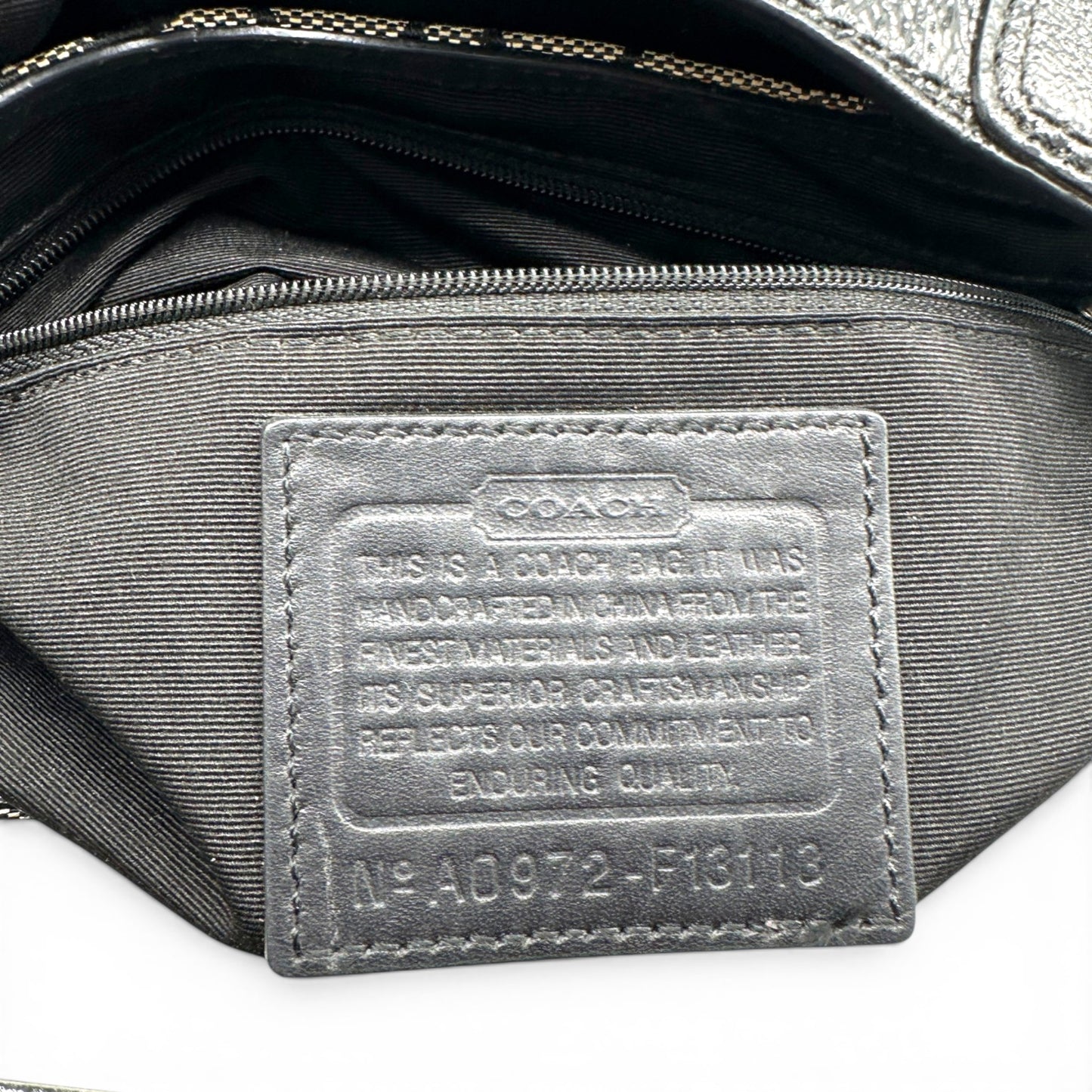 Sac bandoulière vintage Coach F13113 Soho