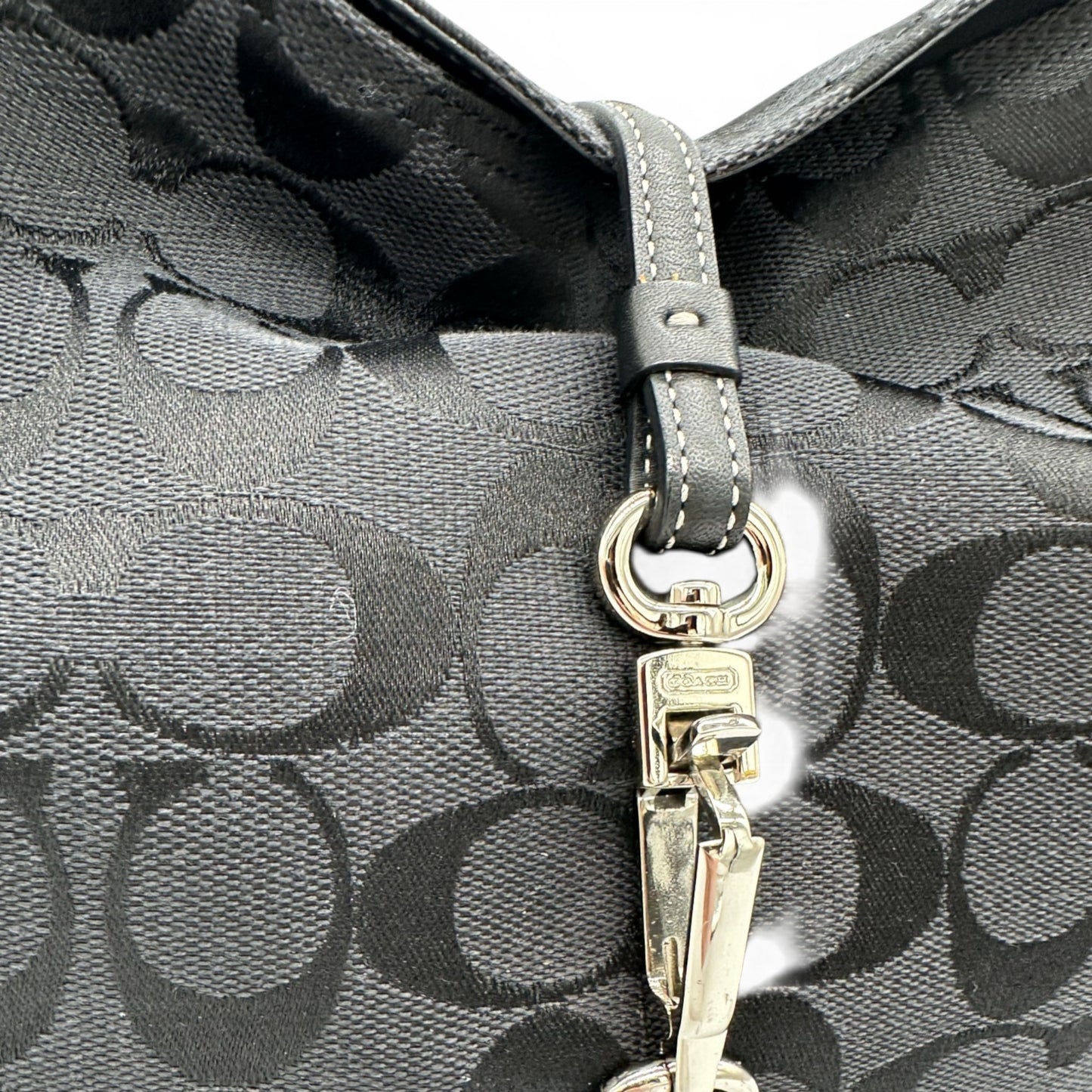 Vintage Coach 6091 Hamptons Clip Shoulder Bag