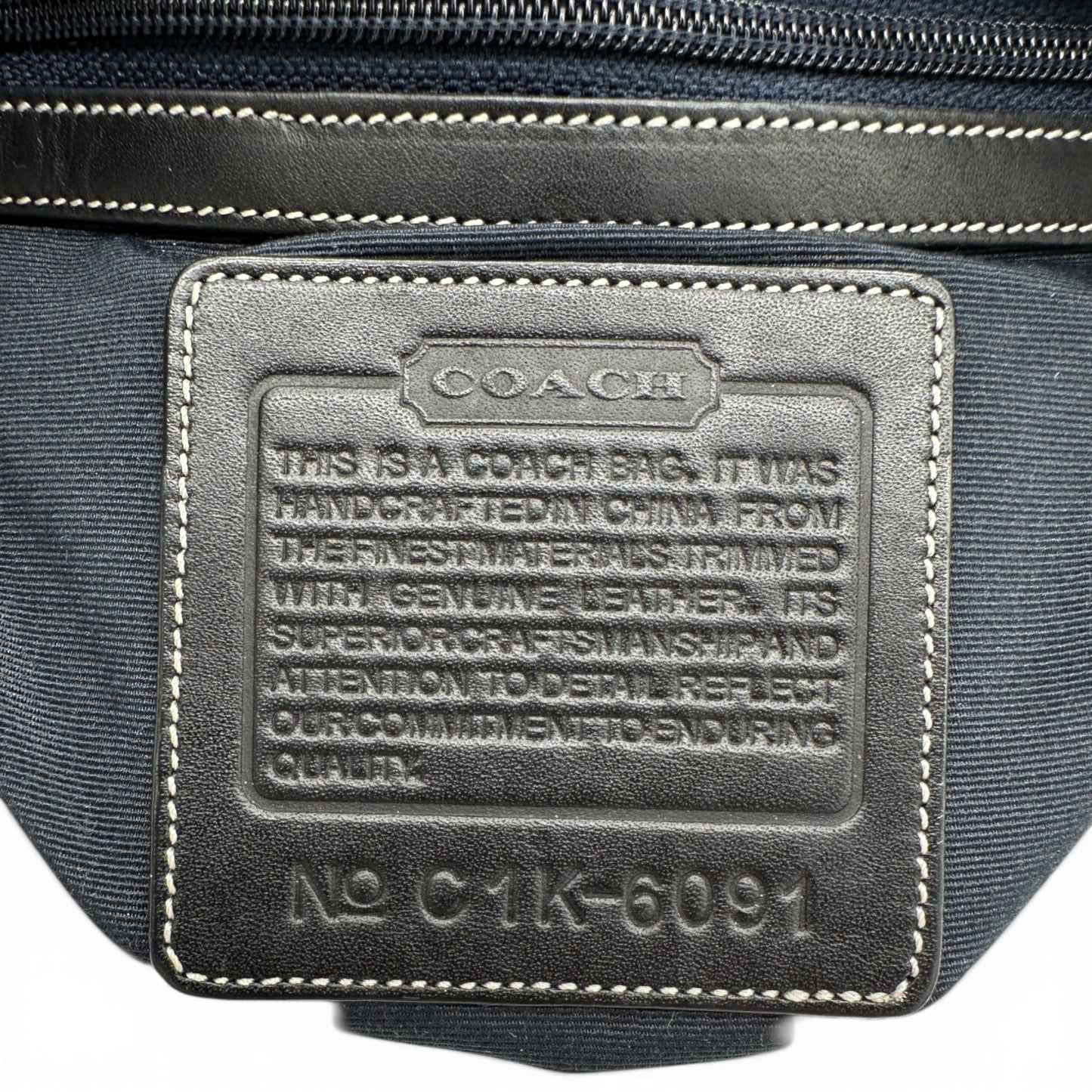 Vintage Coach 6091 Hamptons Clip Shoulder Bag