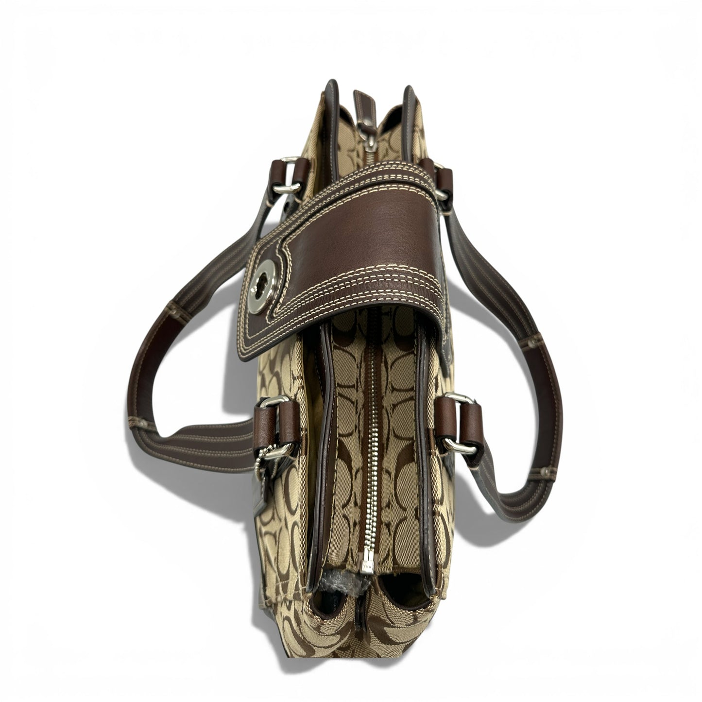 Vintage Coach F13975 Hamptons Carryall Shoulder Bag