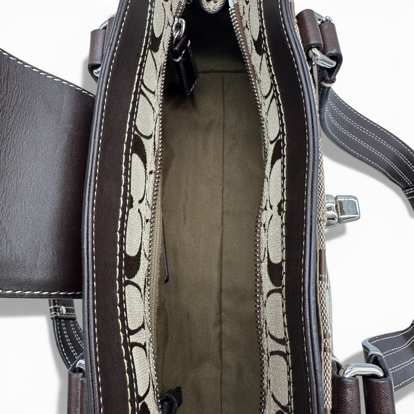 Vintage Coach F13975 Hamptons Carryall Shoulder Bag