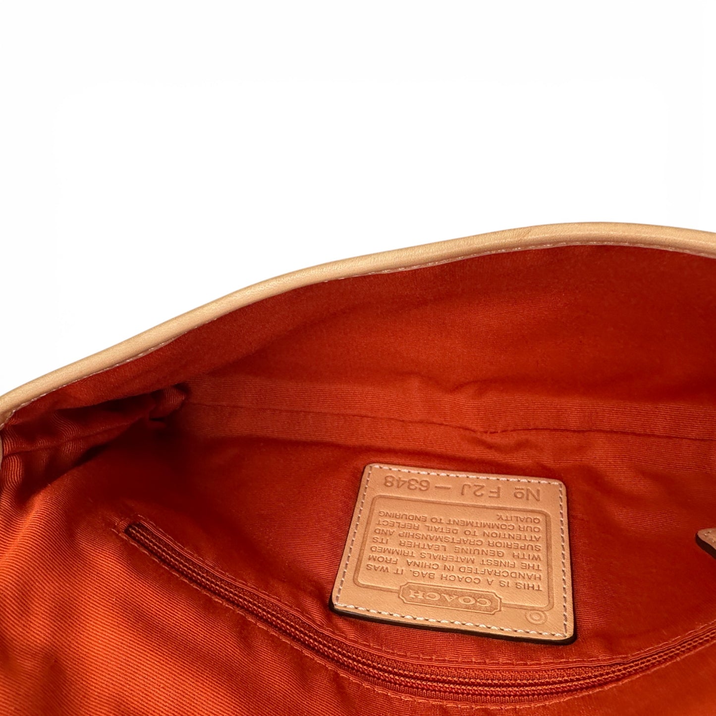 Vintage Coach 6348 Hampton Clip Schultertasche