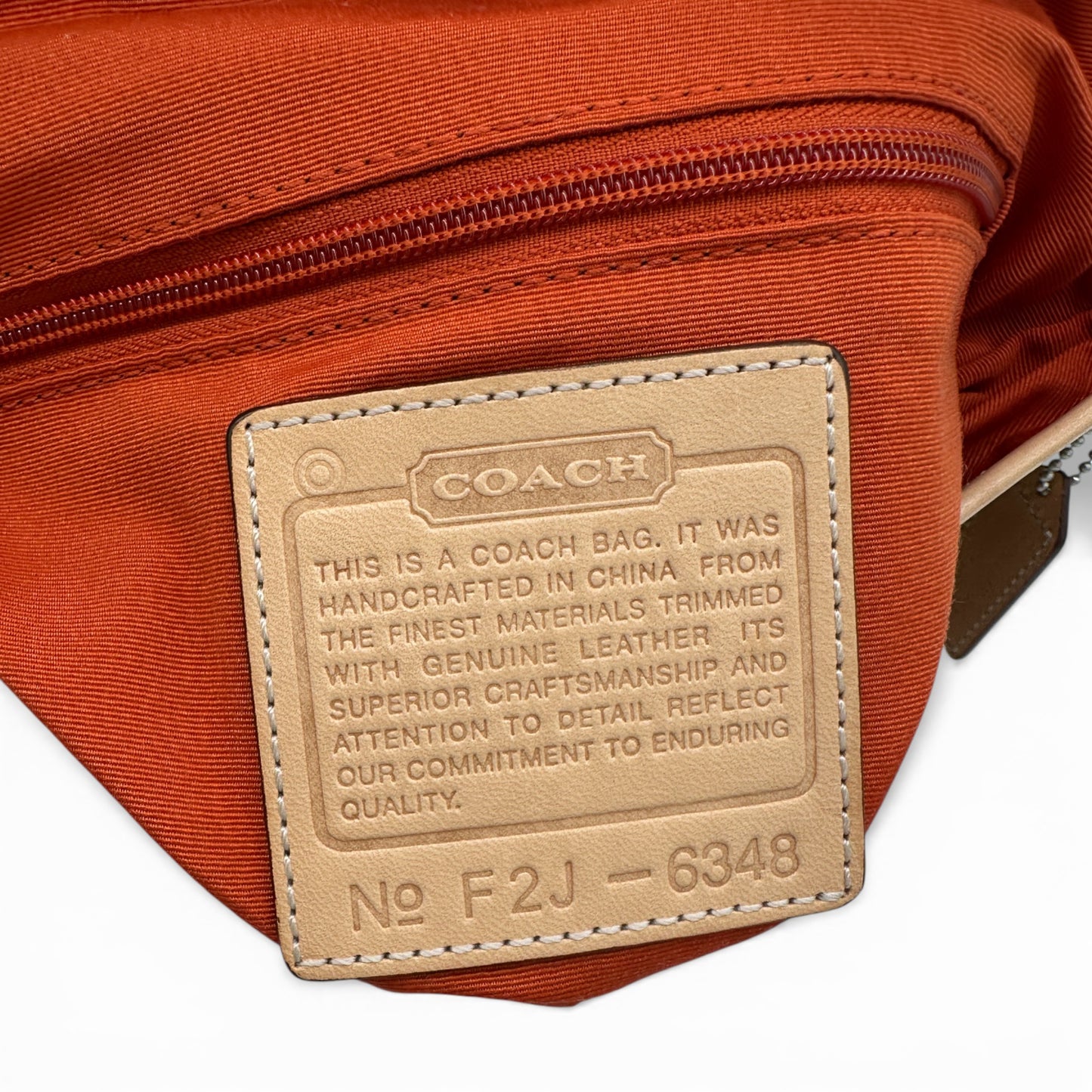 Vintage Coach 6348 Hampton Clip Schultertasche