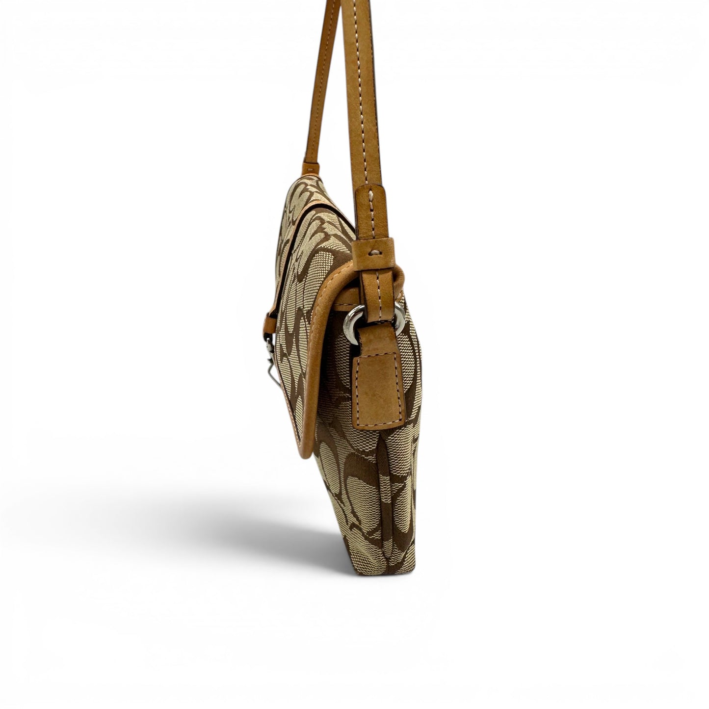 Sac bandoulière vintage Coach 6348 Hampton à clip