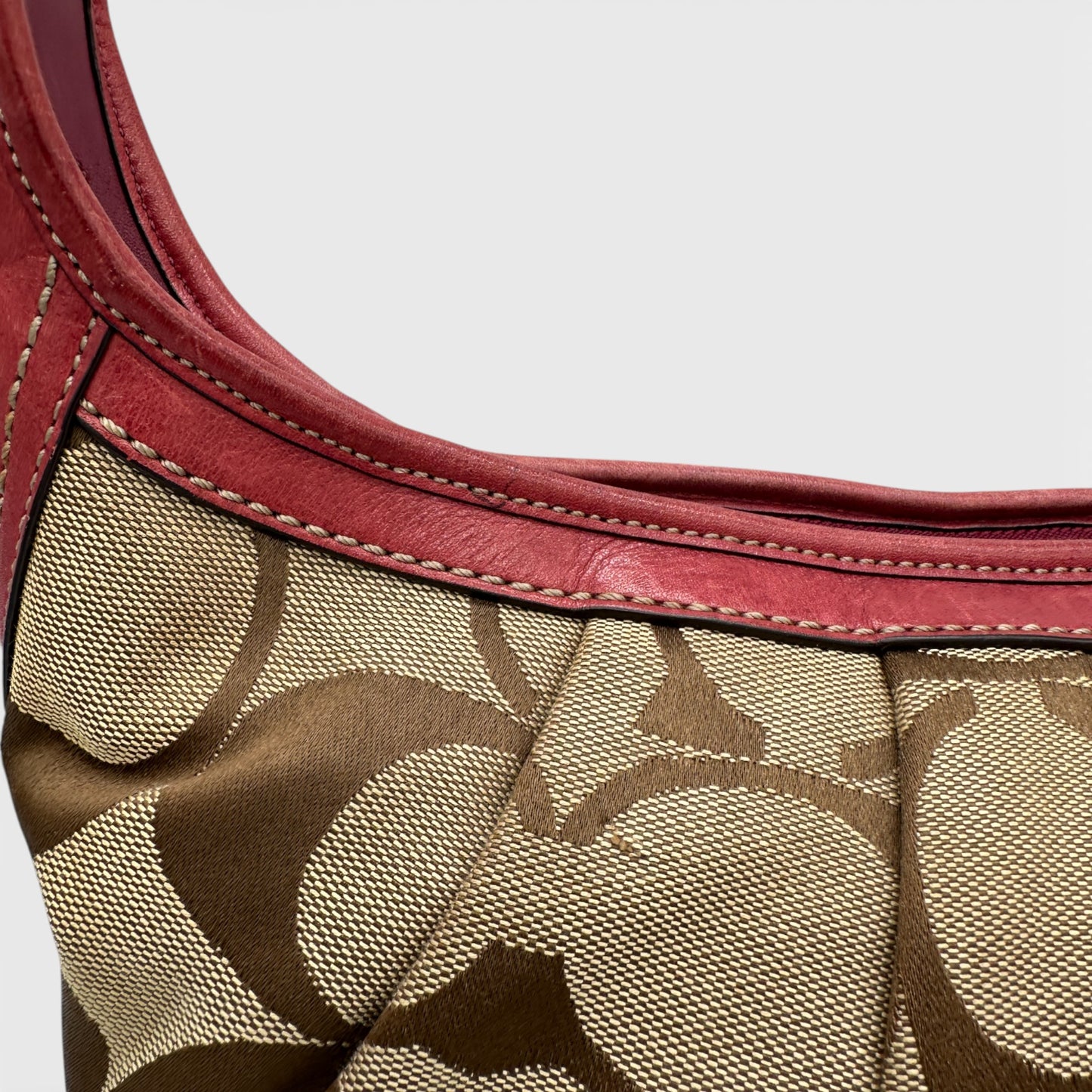 Vintage Coach F12748 Denim Ergo Schultertasche