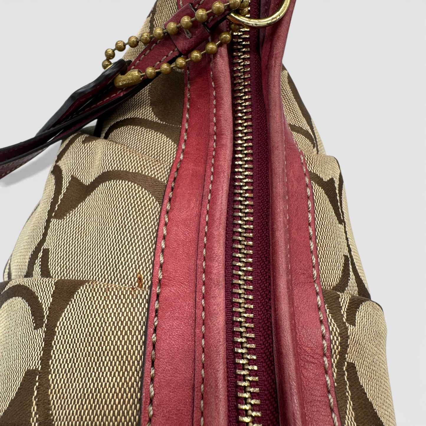 Vintage Coach F12748 Denim Ergo Schultertasche