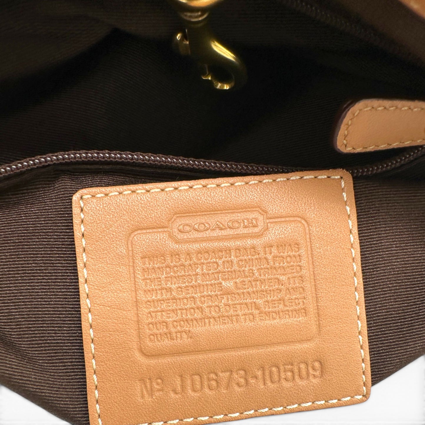 Sac à main vintage Coach 10509 Hampton Clip