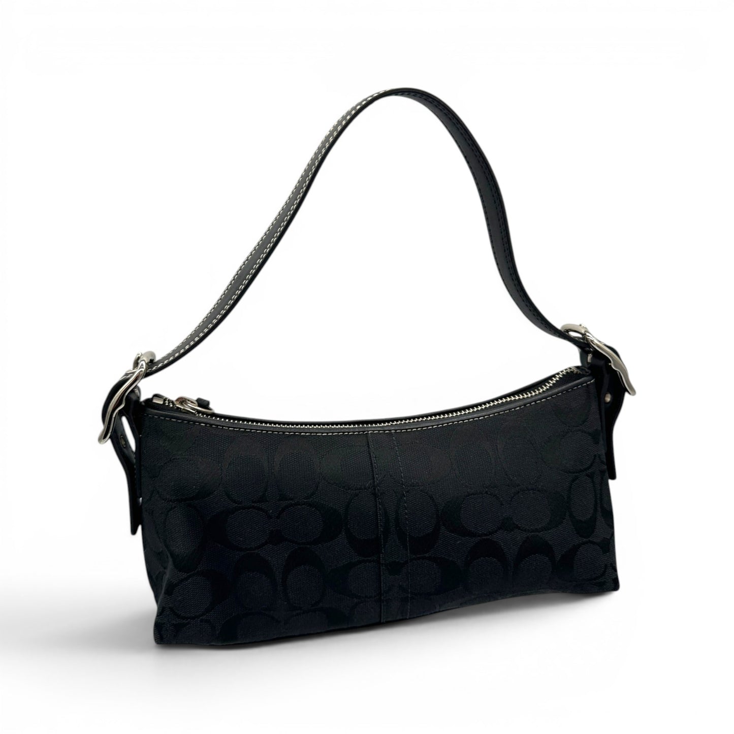 Sac bandoulière baguette vintage Coach 8K01 East West
