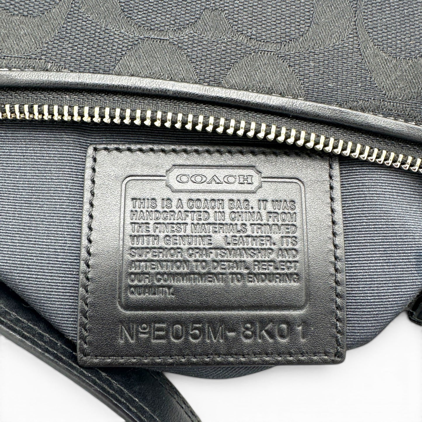 Sac bandoulière baguette vintage Coach 8K01 East West