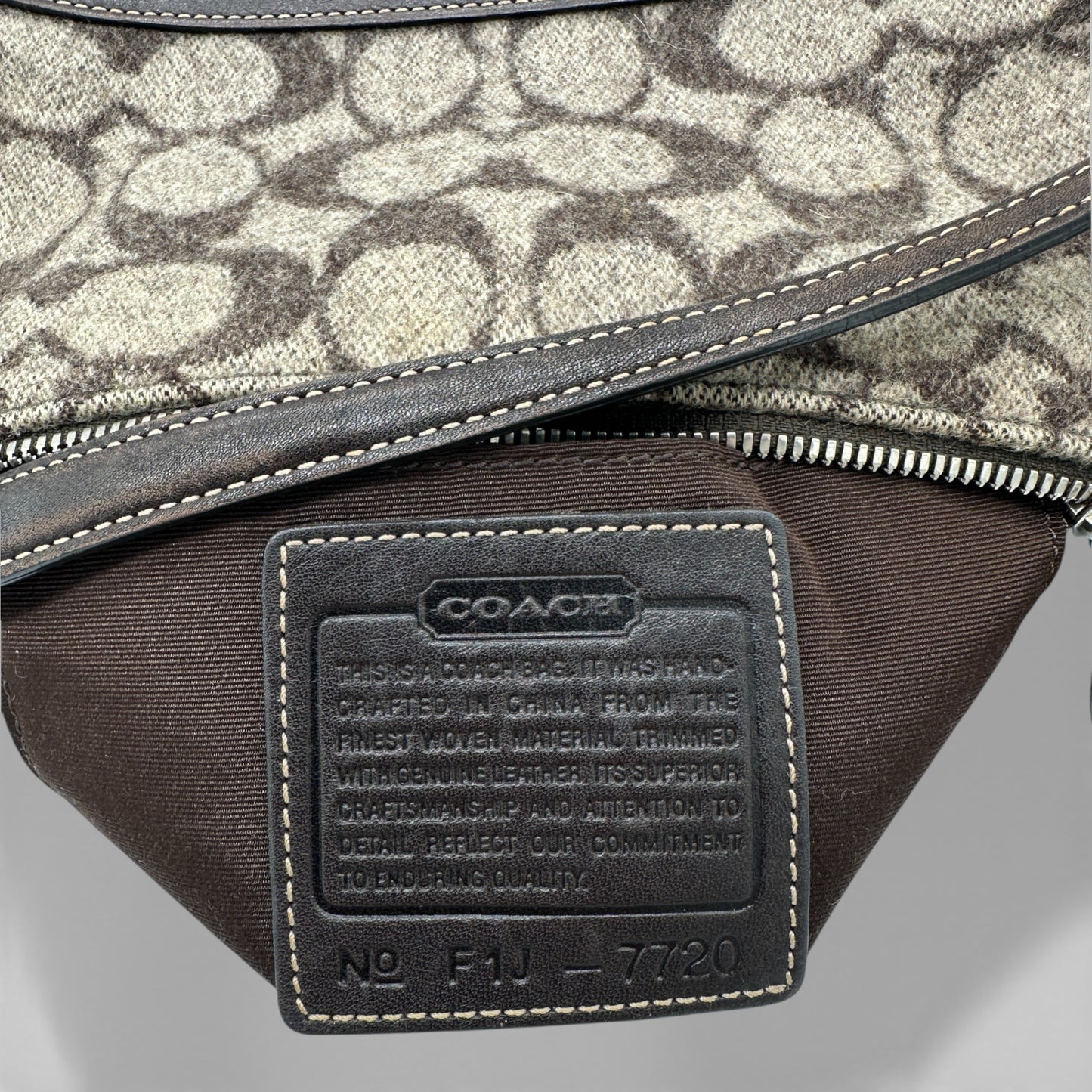 Vintage Coach 7720 Demi Shoulder Bag