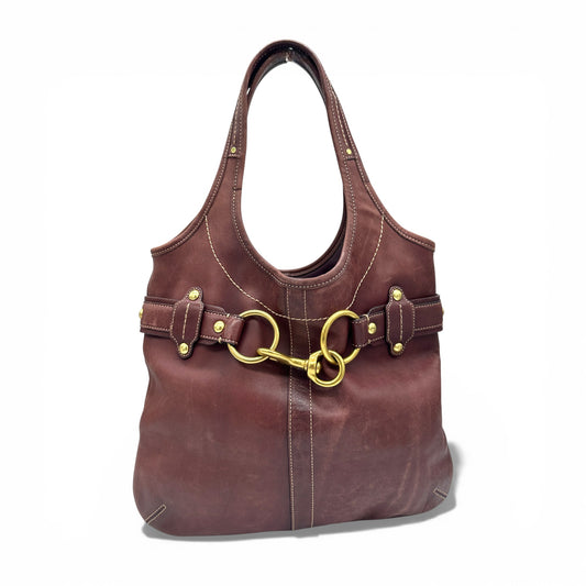Vintage Coach F11266 Horsebit Tote Shoulder Bag