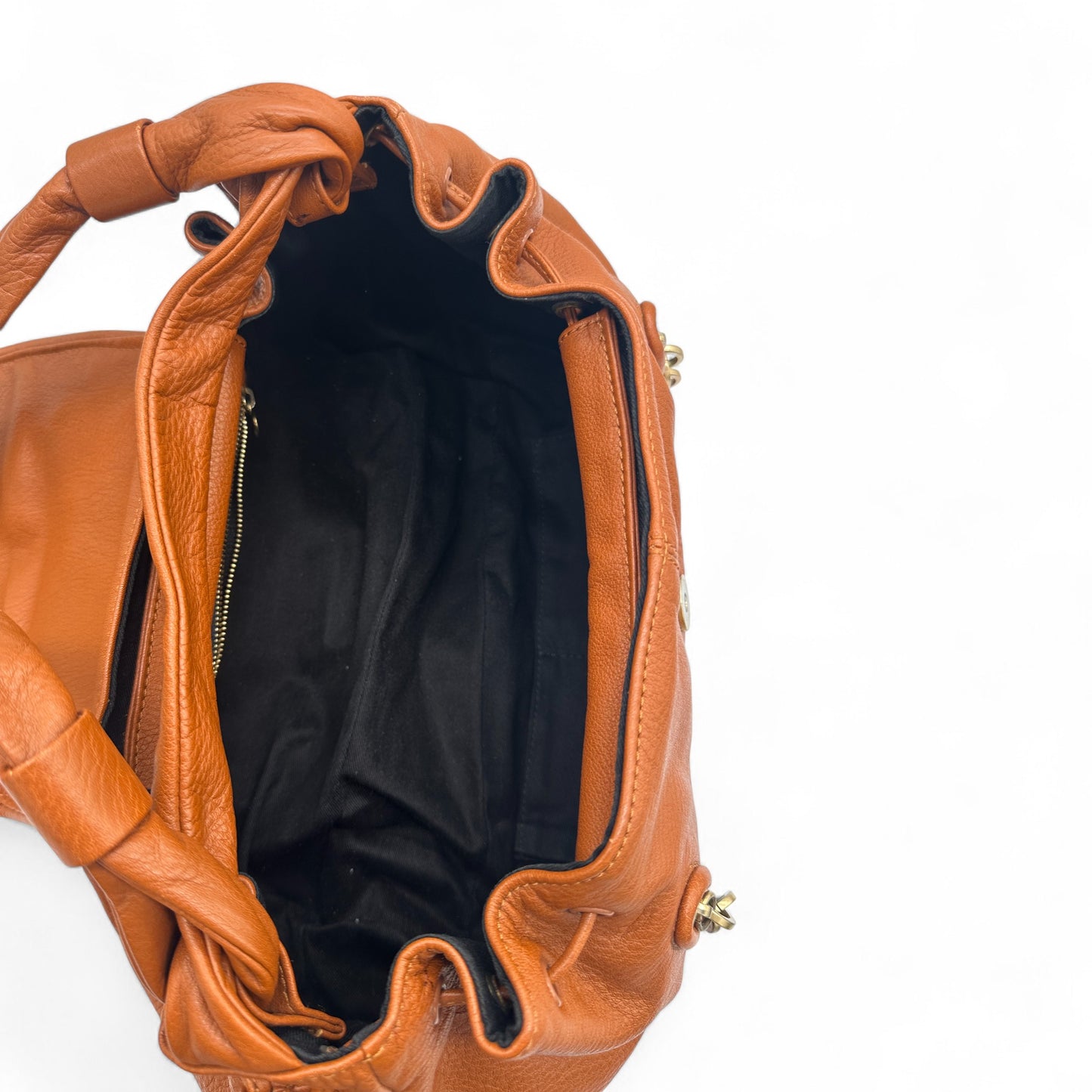Vintage See by Chloé Brown Leather Shoulder Bag