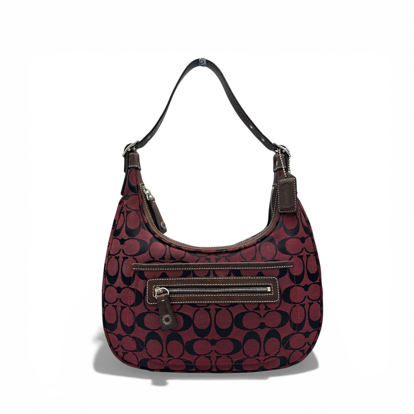 Vintage Coach 6045 Halbmondförmige Schultertasche