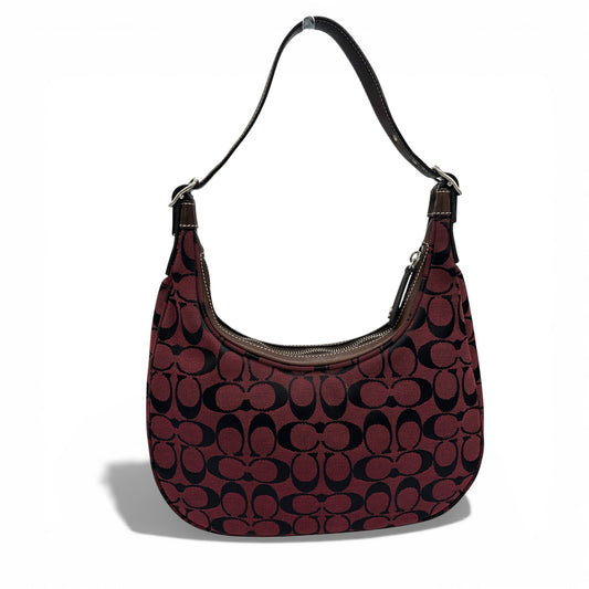 Vintage Coach 6045 Half Moon Shaped Shoulder Bag