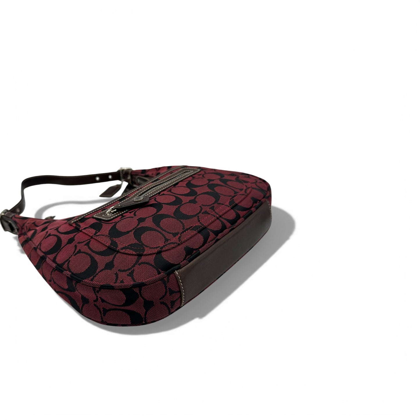 Vintage Coach 6045 Halbmondförmige Schultertasche