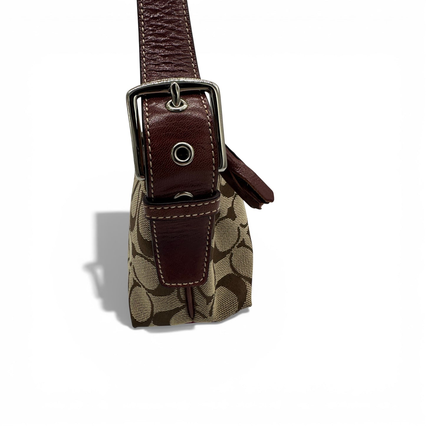 Sac bandoulière vintage Coach 7039 East West Baguette