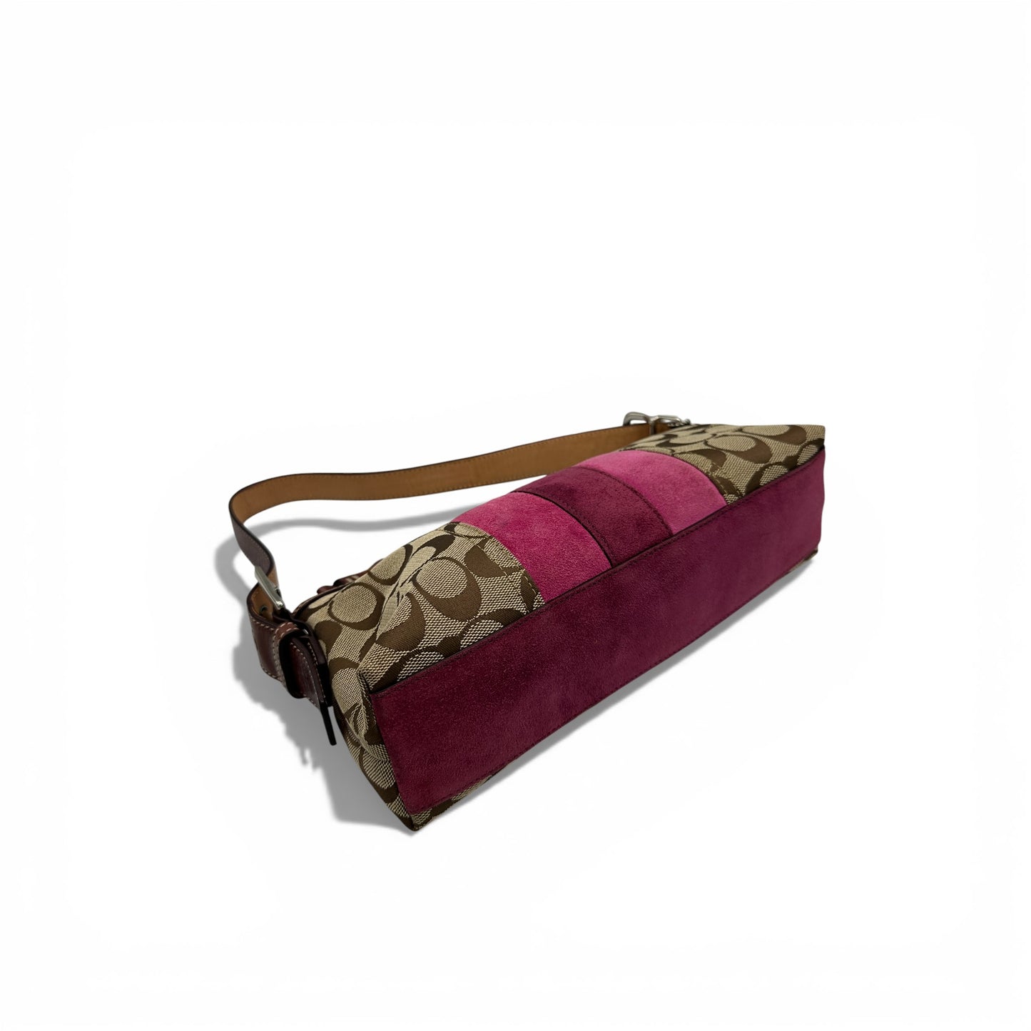 Sac bandoulière vintage Coach 7039 East West Baguette