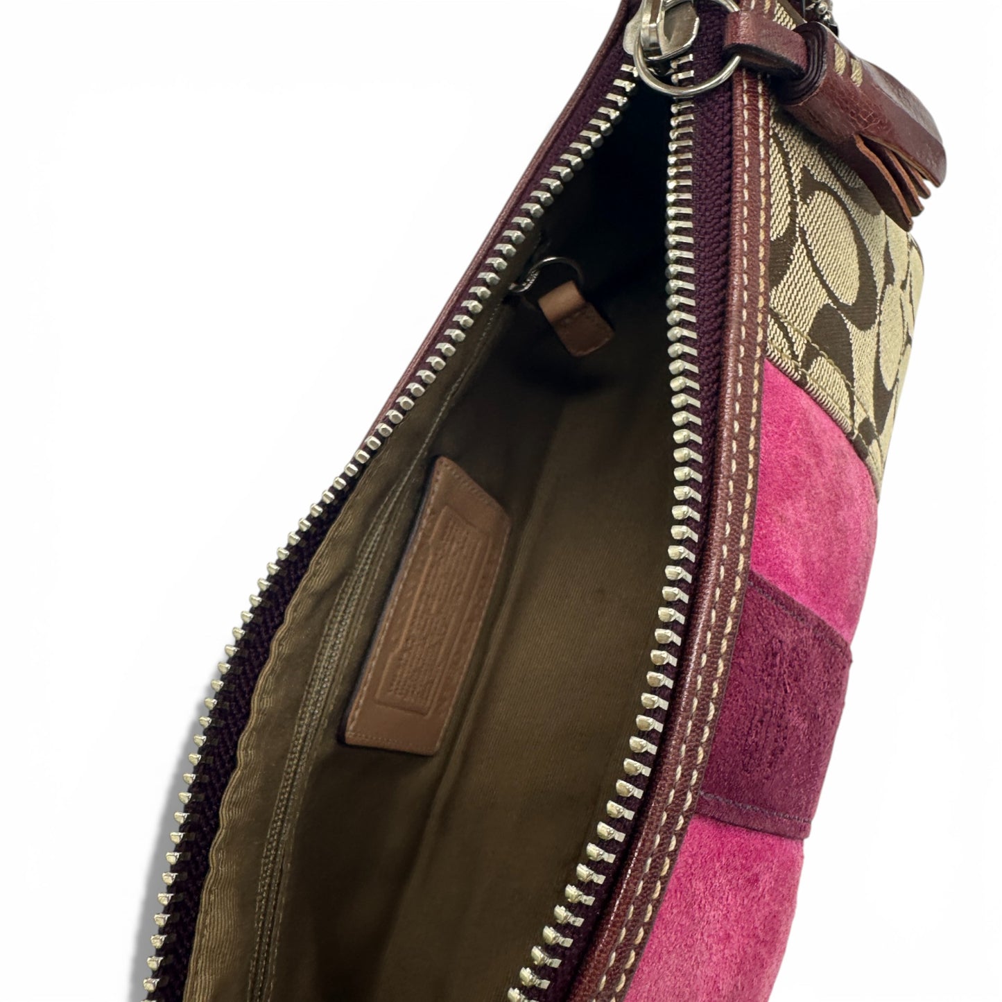 Sac bandoulière vintage Coach 7039 East West Baguette