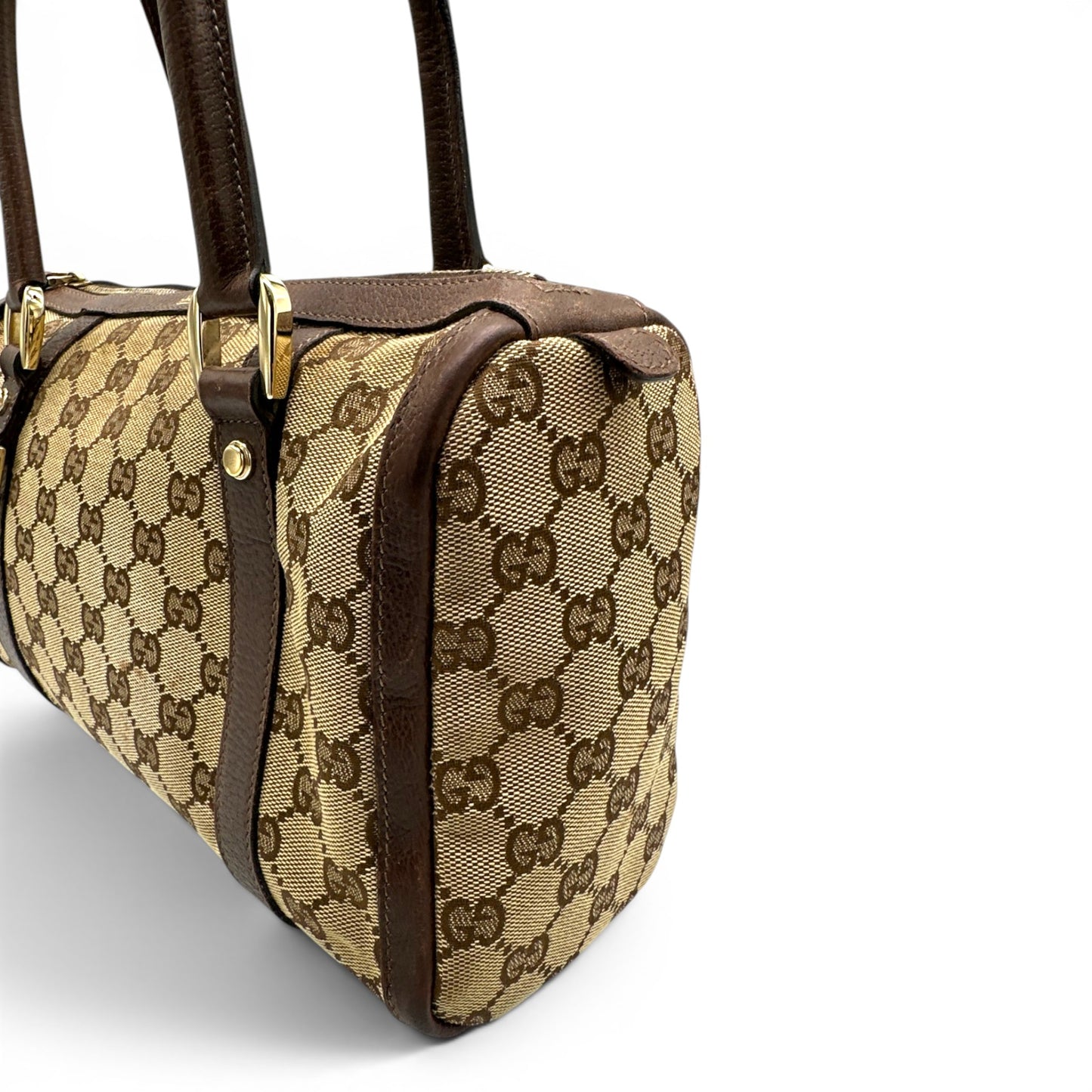 Vintage Gucci Abbey Mini Boston Handbag