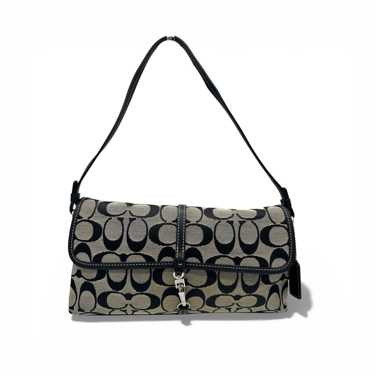 Vintage Coach 6348 Demi Hampton Clip Shoulder Bag