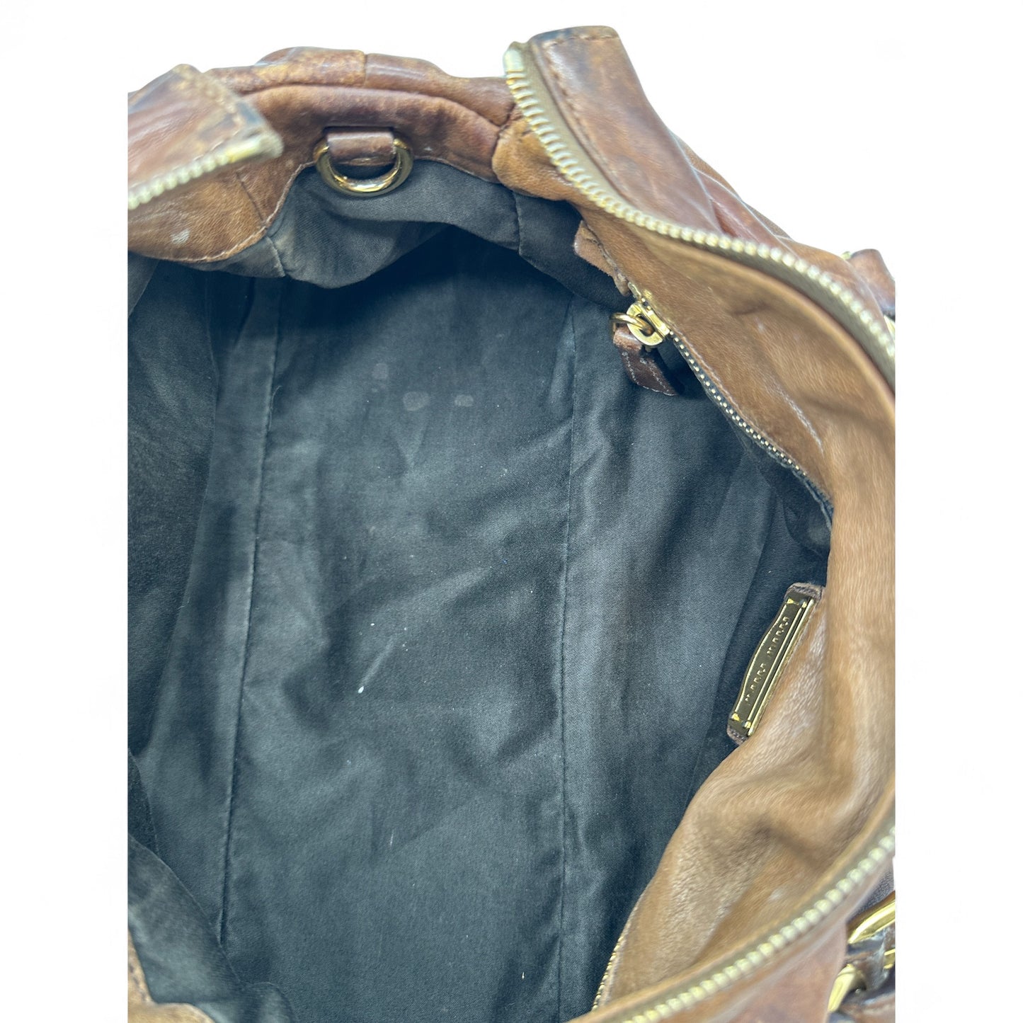 Vintage Miu Miu Brown Leather Slouchy Handbag