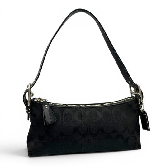 Sac bandoulière vintage Coach 6371 East West Baguette