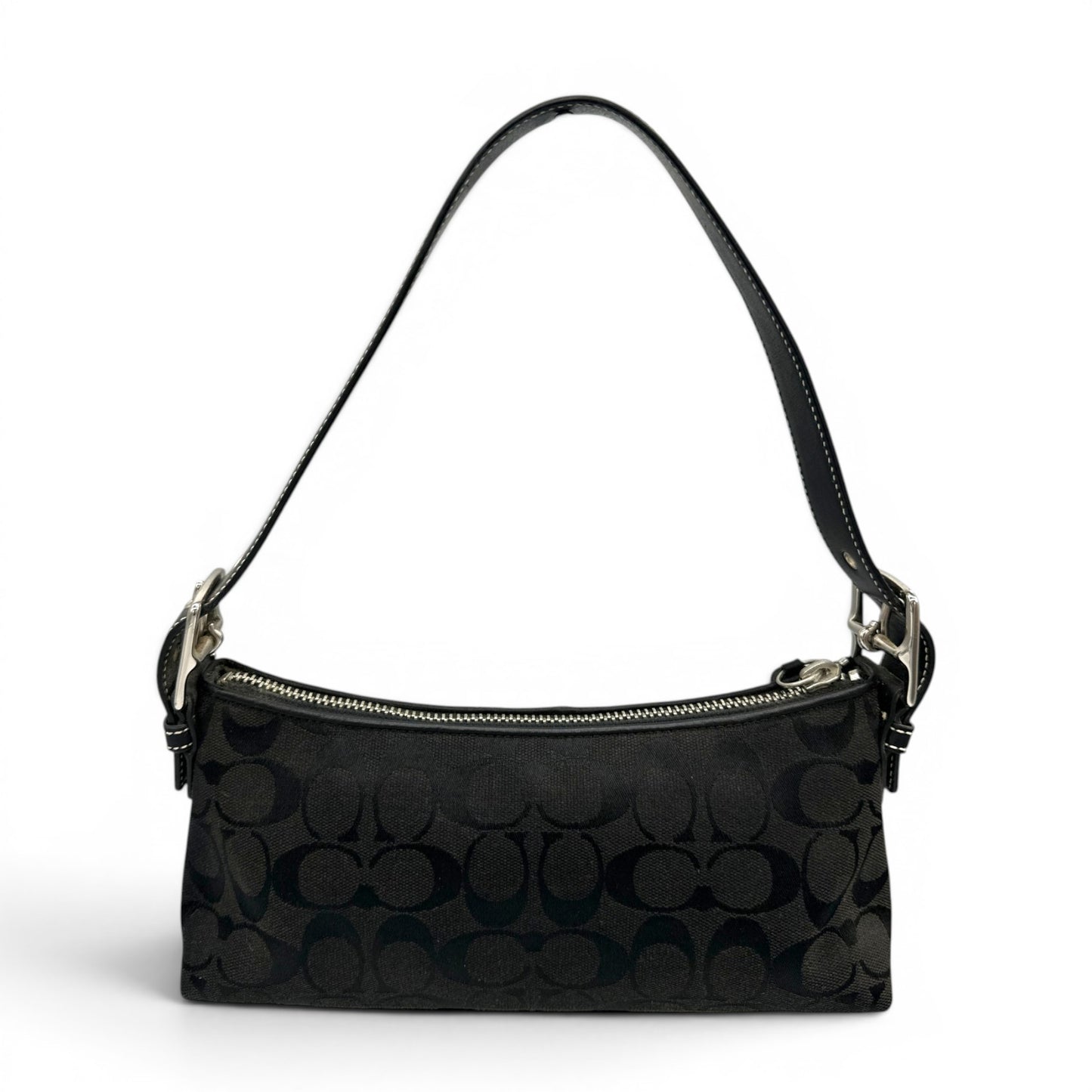 Sac bandoulière vintage Coach 6371 East West Baguette