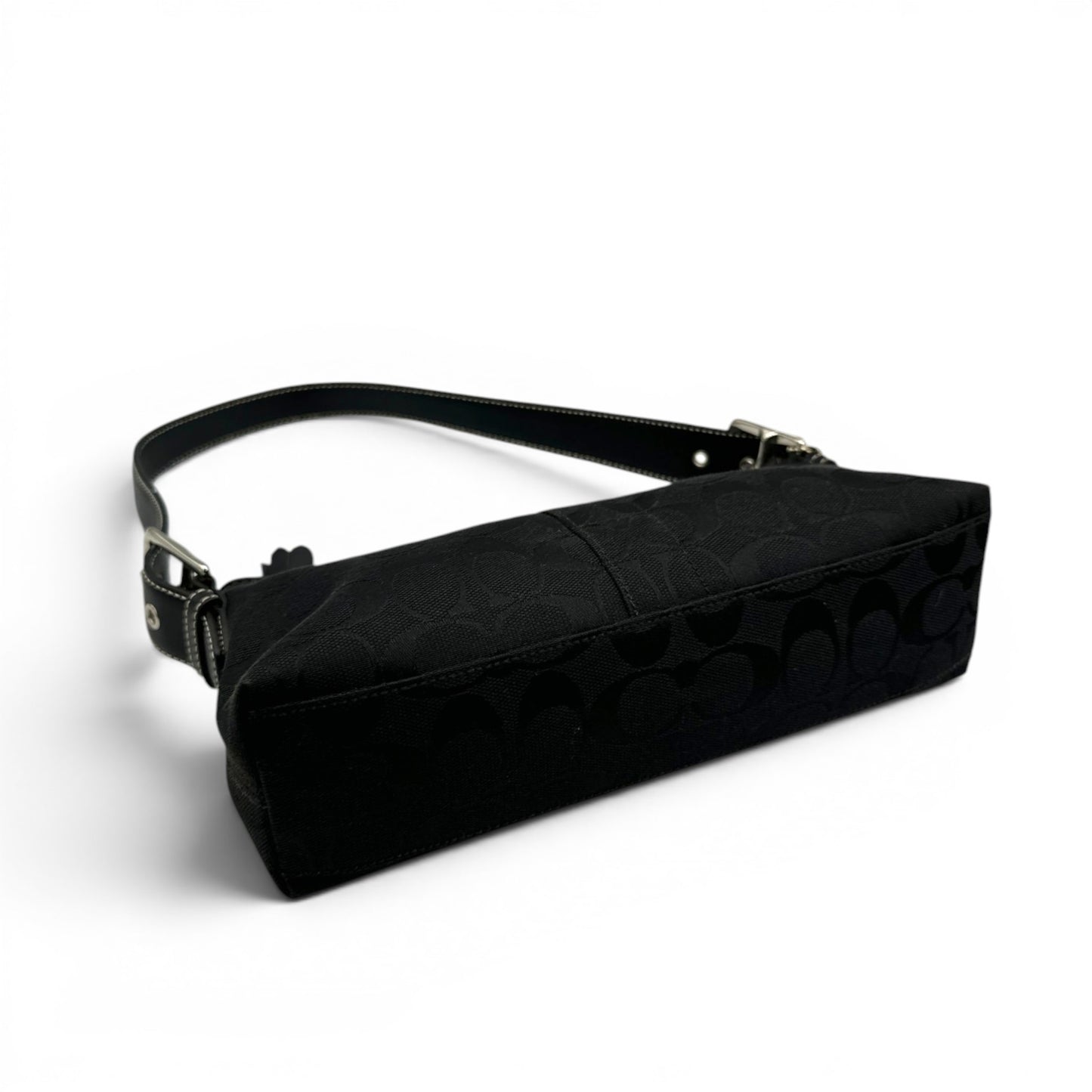 Sac bandoulière vintage Coach 6371 East West Baguette