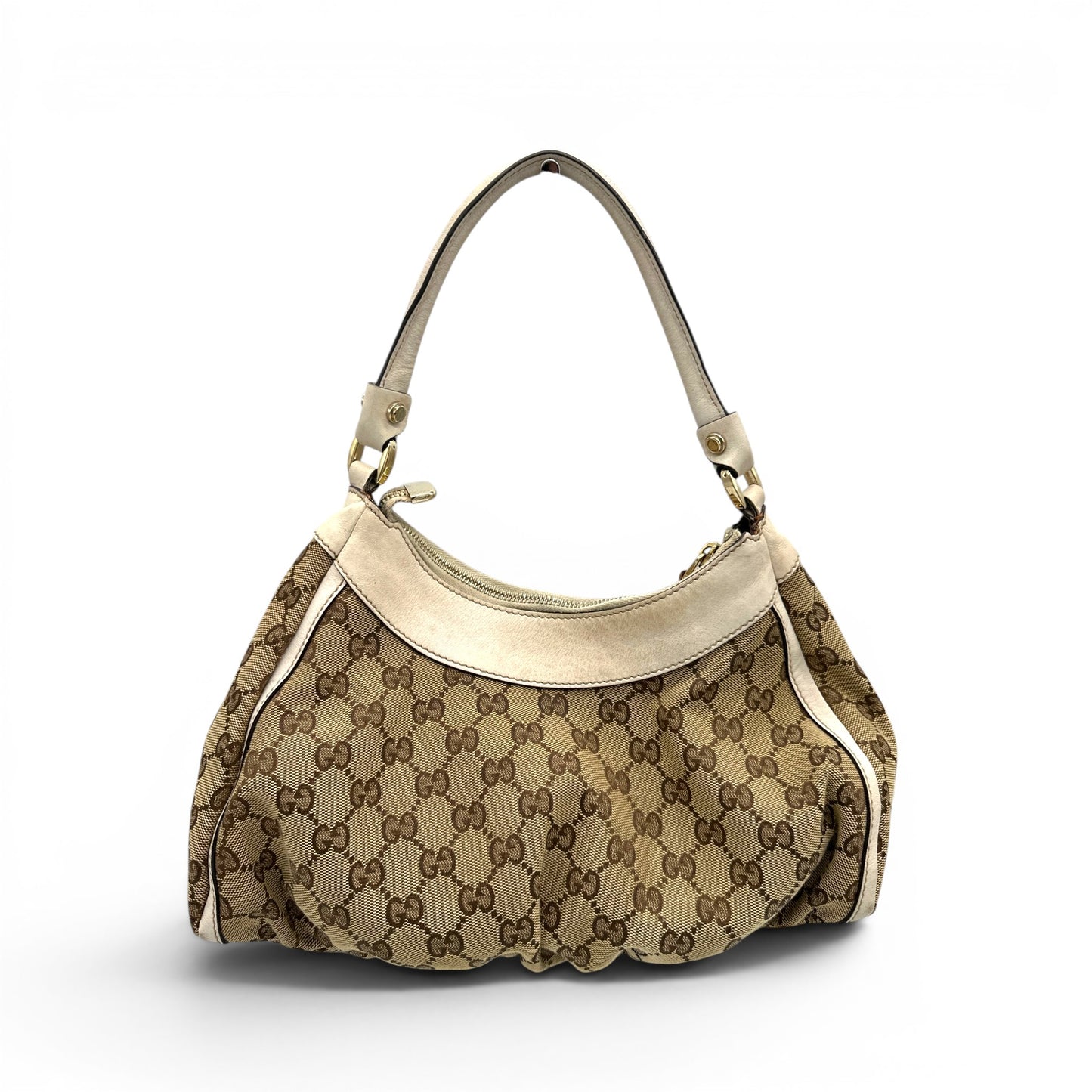 Vintage Gucci Abbey GG Monogram Shoulder Bag