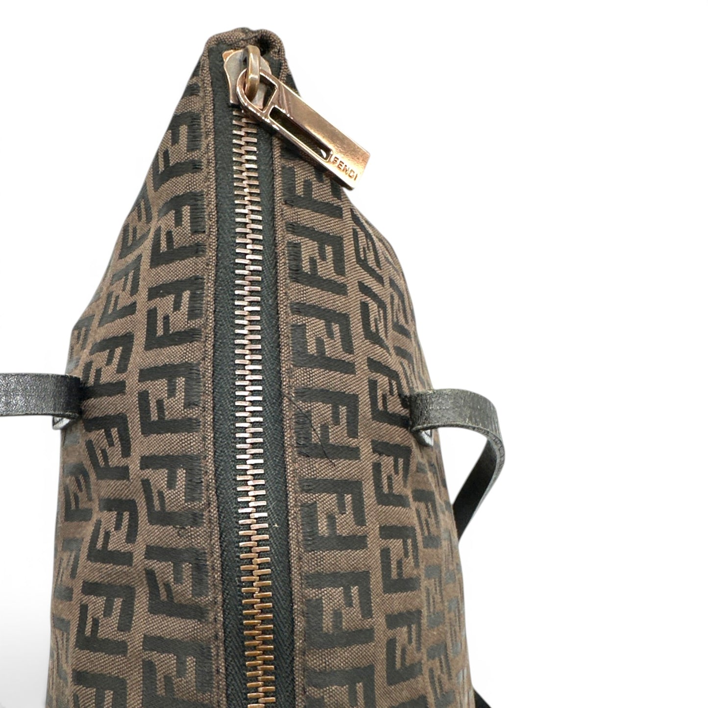 Vintage Fendi Zucchino Monogram Tote Shoulder Bag
