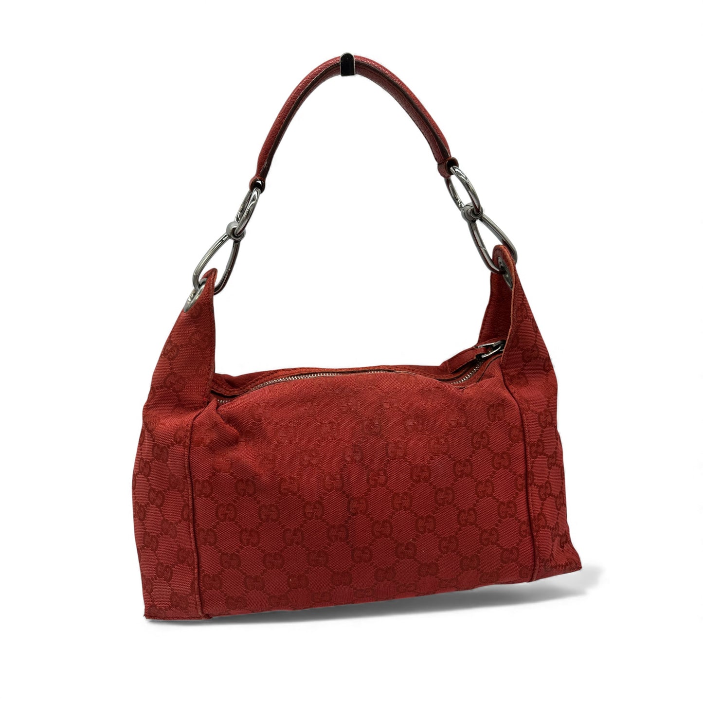 Vintage Gucci 113023 GG Canvas Shoulder Bag