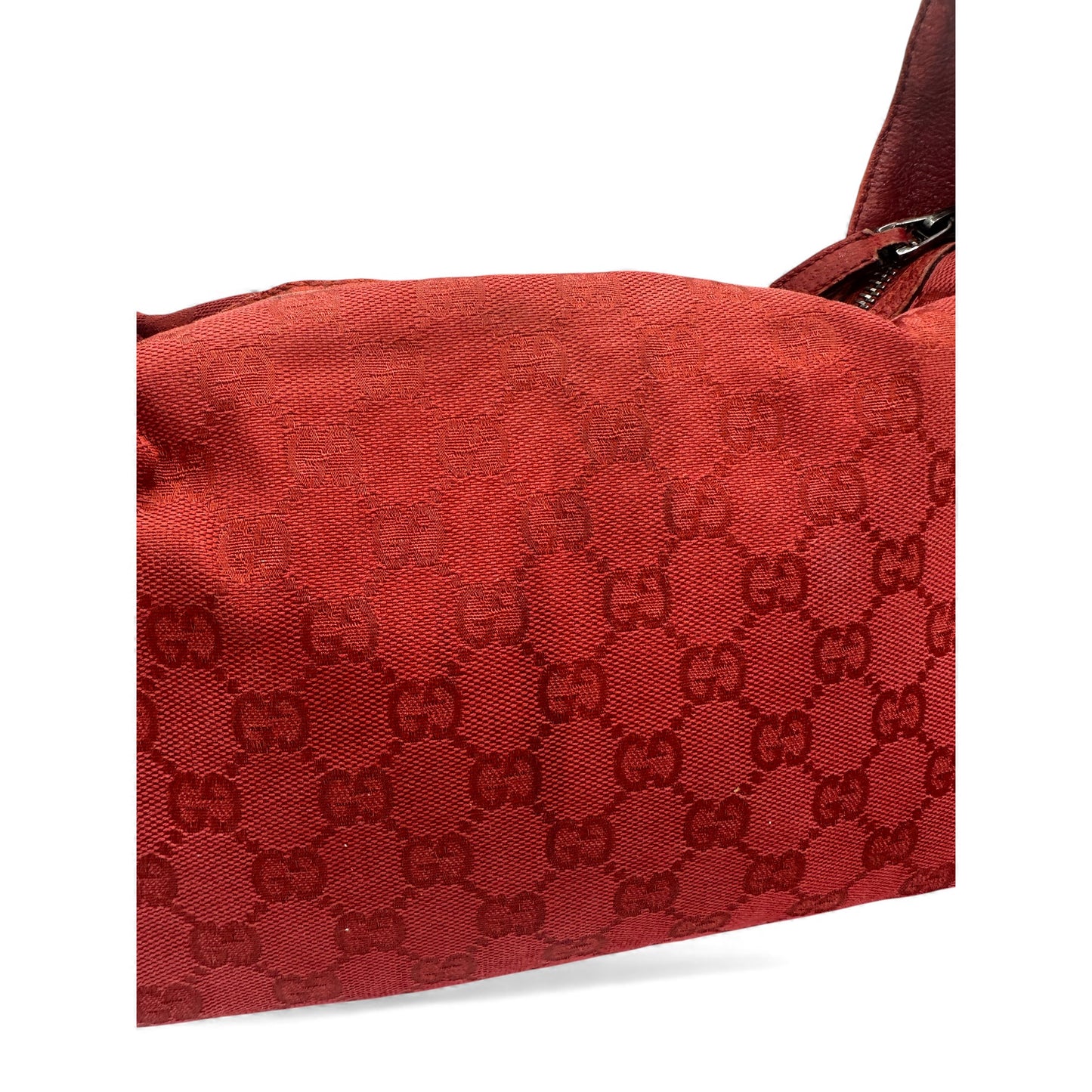 Vintage Gucci 113023 GG Canvas Shoulder Bag