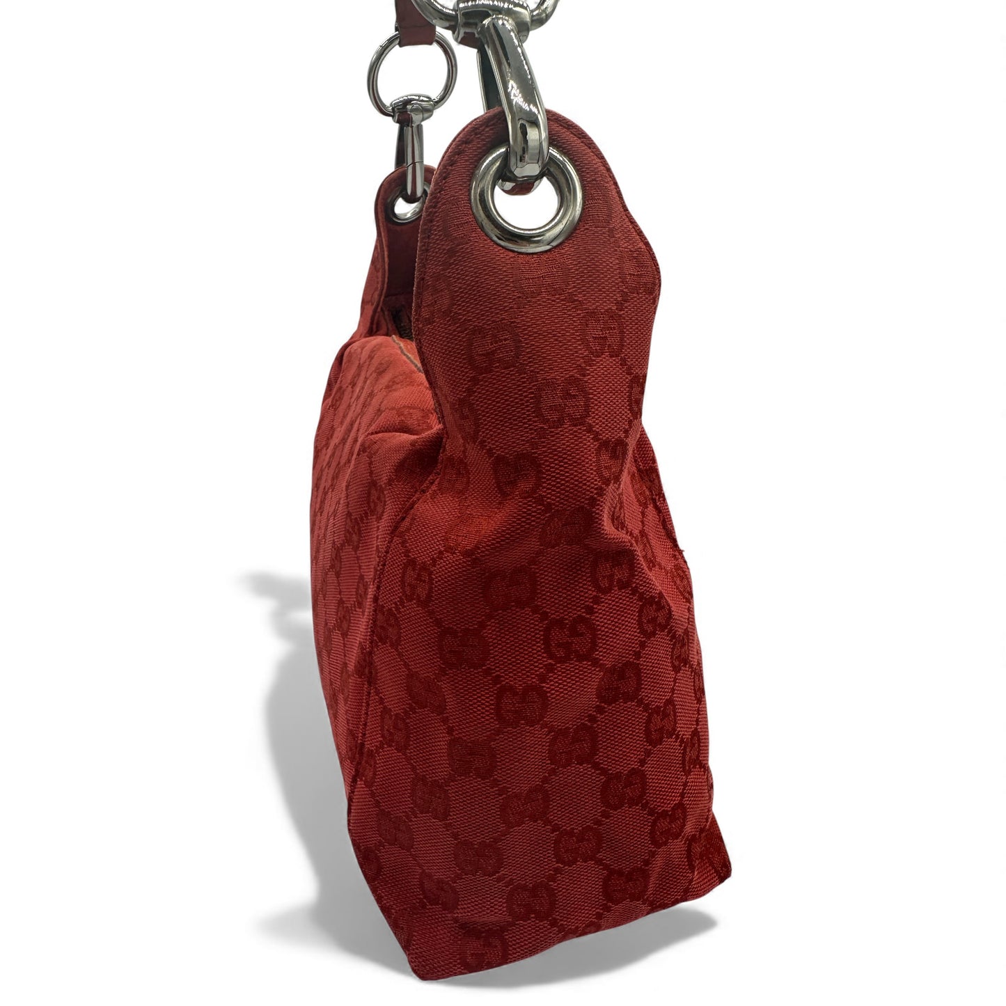 Vintage Gucci 113023 GG Canvas Shoulder Bag