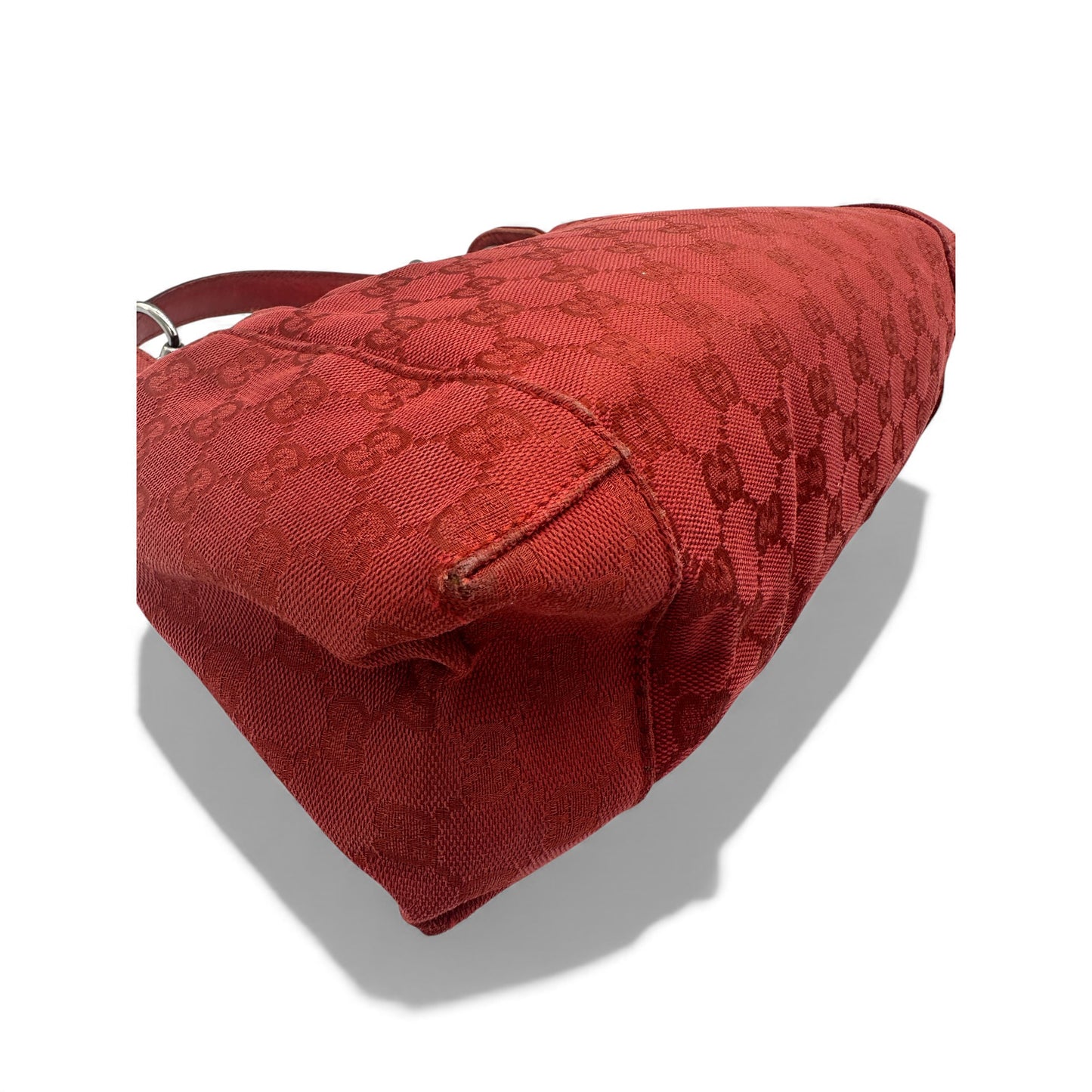 Vintage Gucci 113023 GG Canvas Shoulder Bag