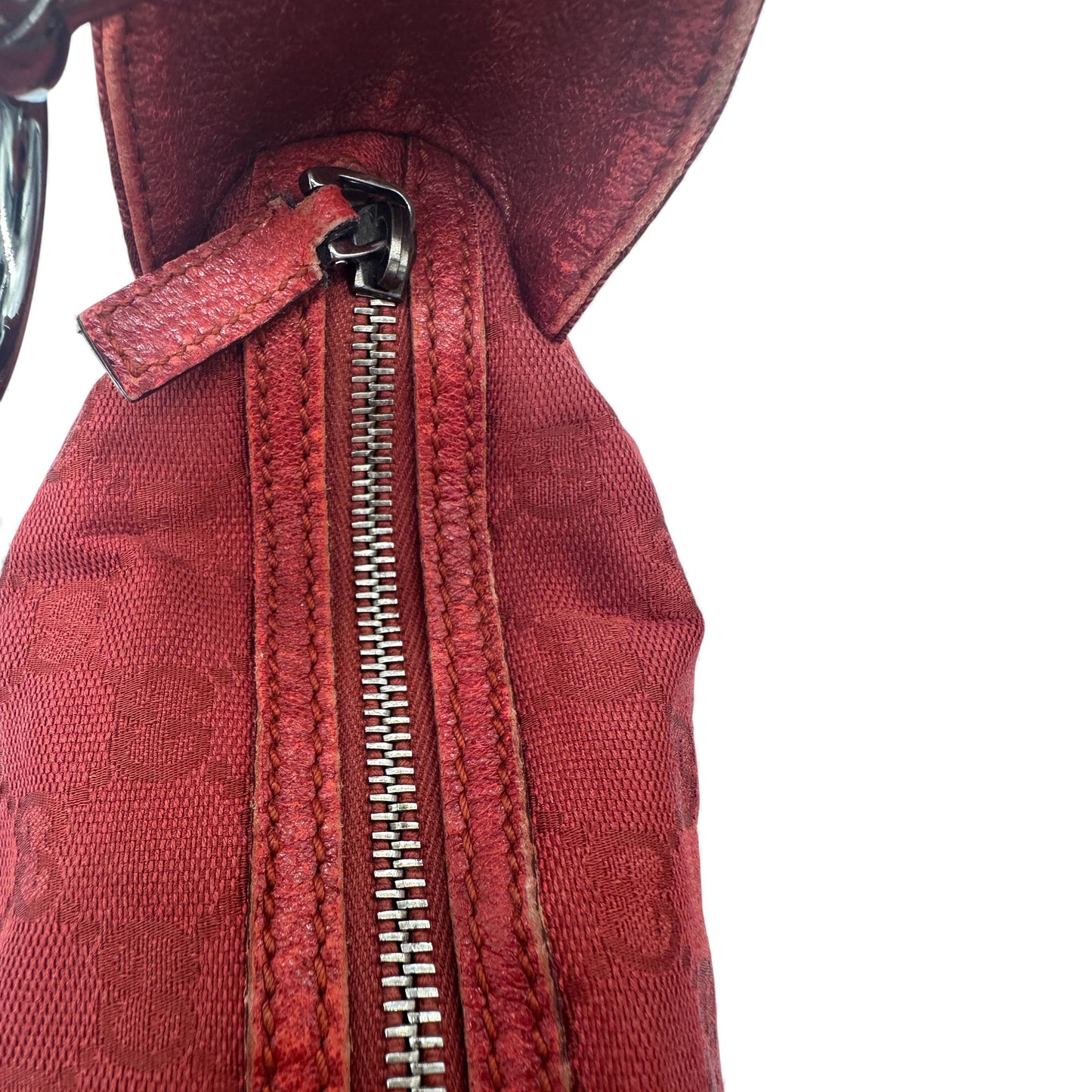 Vintage Gucci 113023 GG Canvas Shoulder Bag