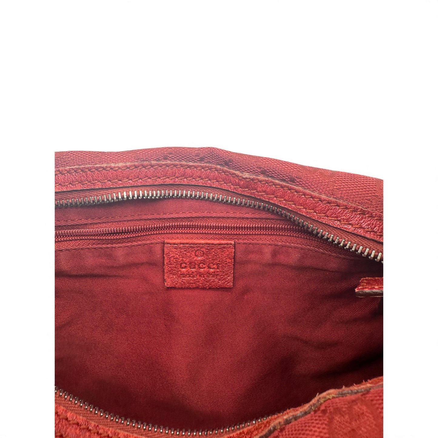 Vintage Gucci 113023 GG Canvas Shoulder Bag