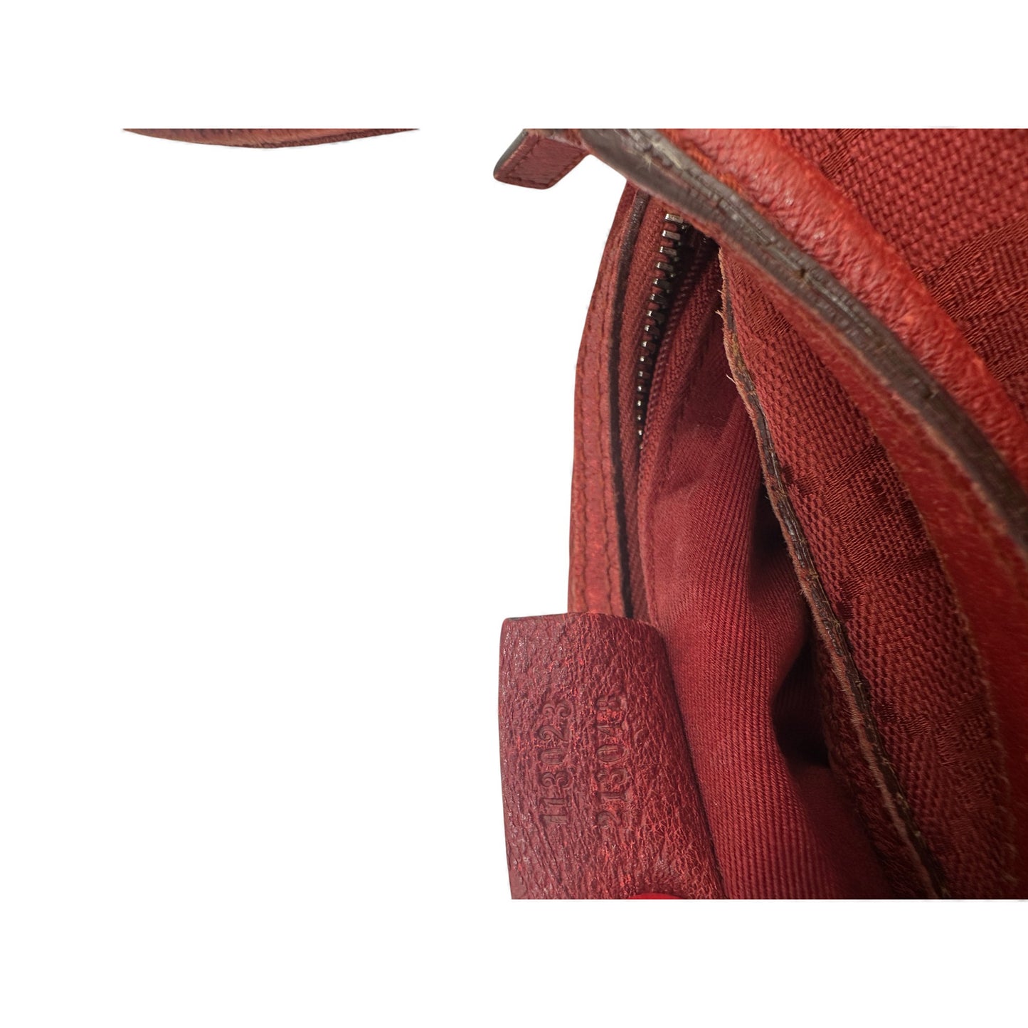 Vintage Gucci 113023 GG Canvas Shoulder Bag