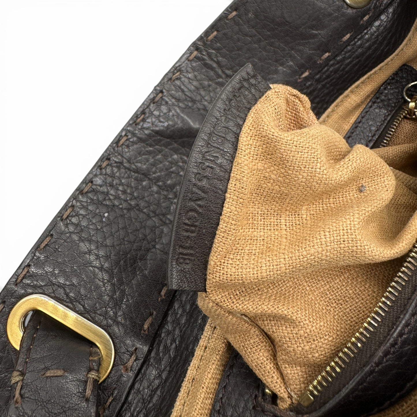 Vintage Fendi Spy Bag aus braunem Leder