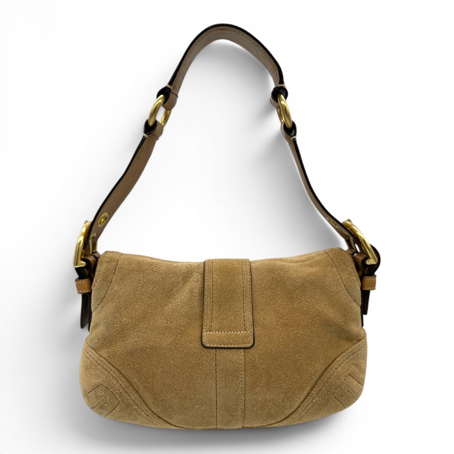 Vintage Coach F10189 Suede Soho Shoulder Bag