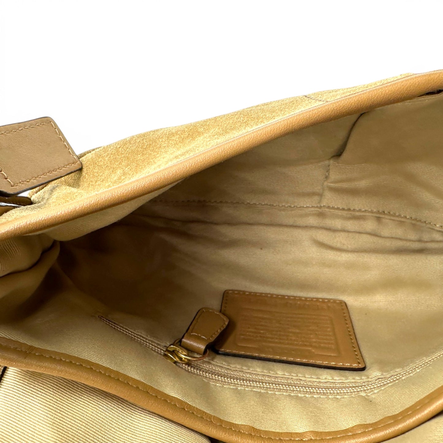 Vintage Coach F10189 Suede Soho Shoulder Bag