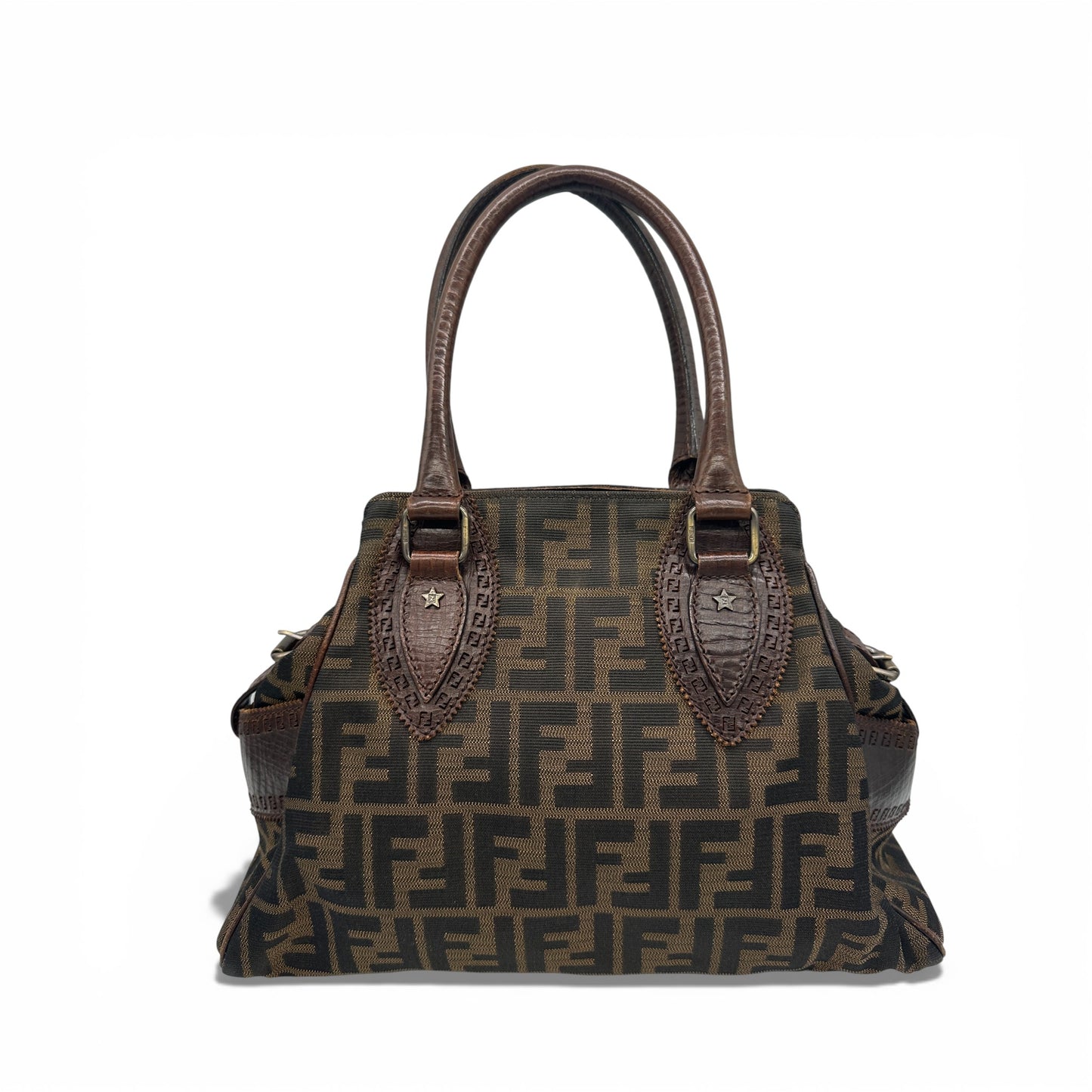 Vintage Fendi Ethnico Zucca Handbag