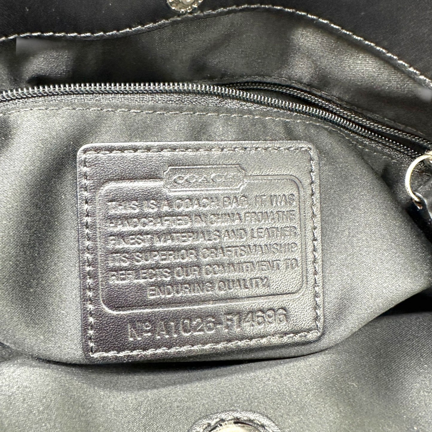 Vintage Coach F14696 Penelope Tote Shoulder Bag