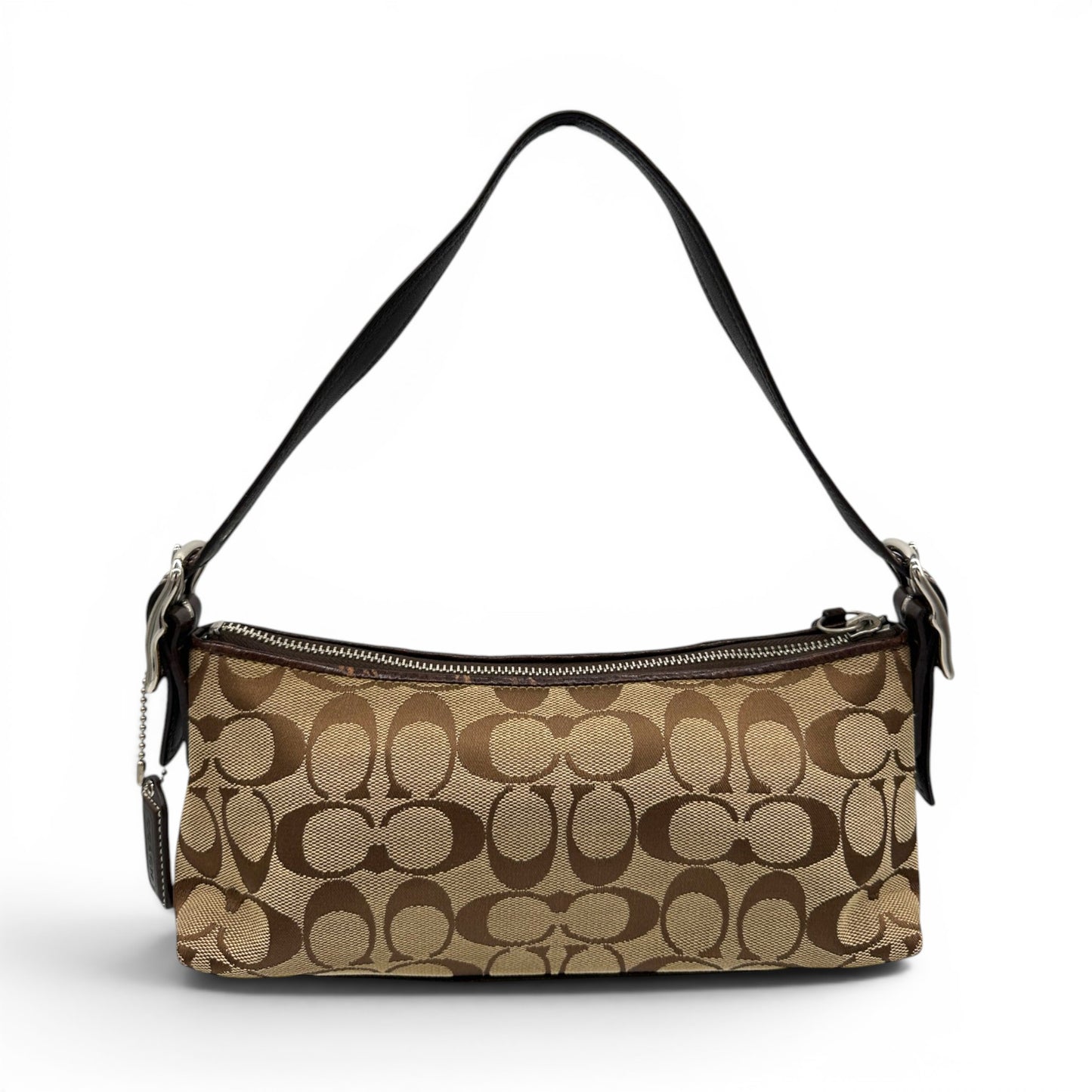 Vintage Coach 8K09 East West Baguette Schultertasche