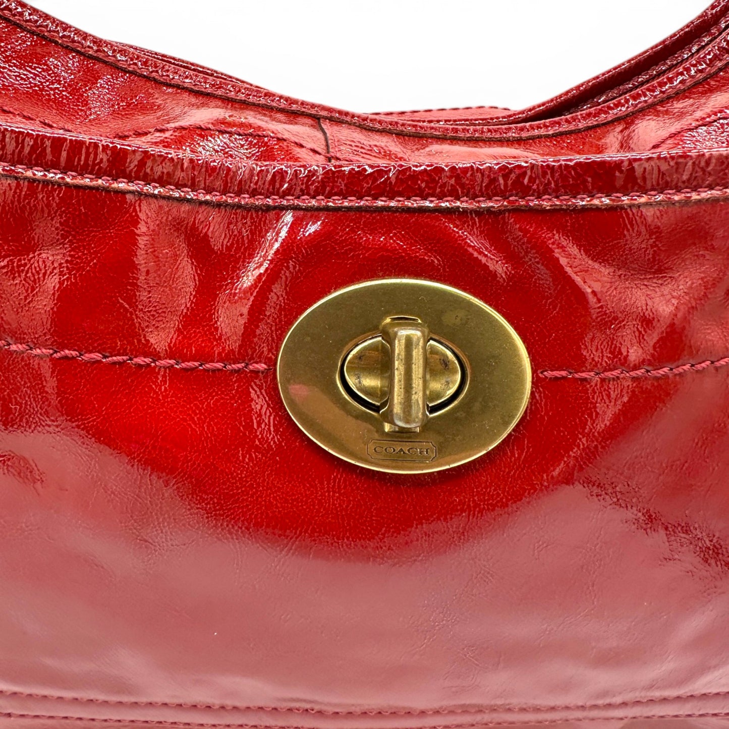 Vintage Coach 11009 Turnlock Ergo Shoulder Bag