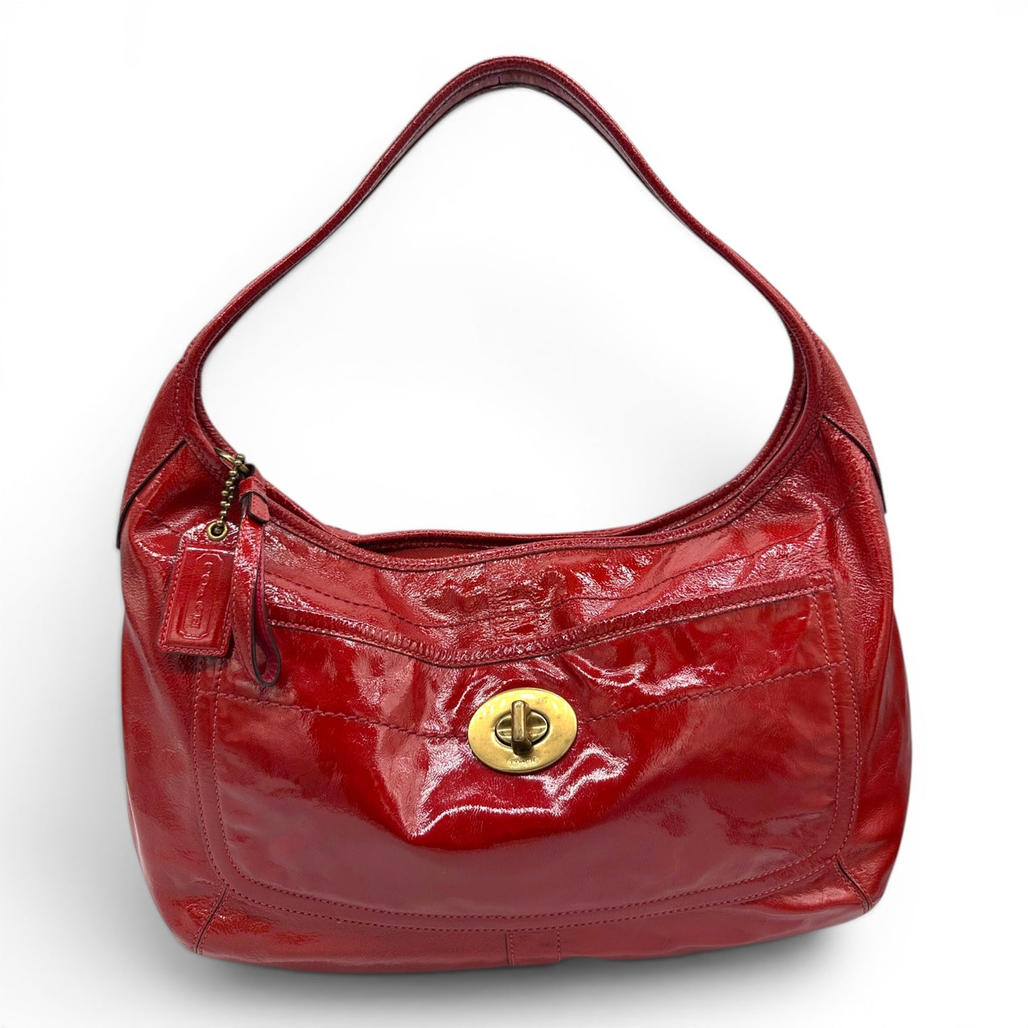 Vintage Coach 11009 Turnlock Ergo Shoulder Bag