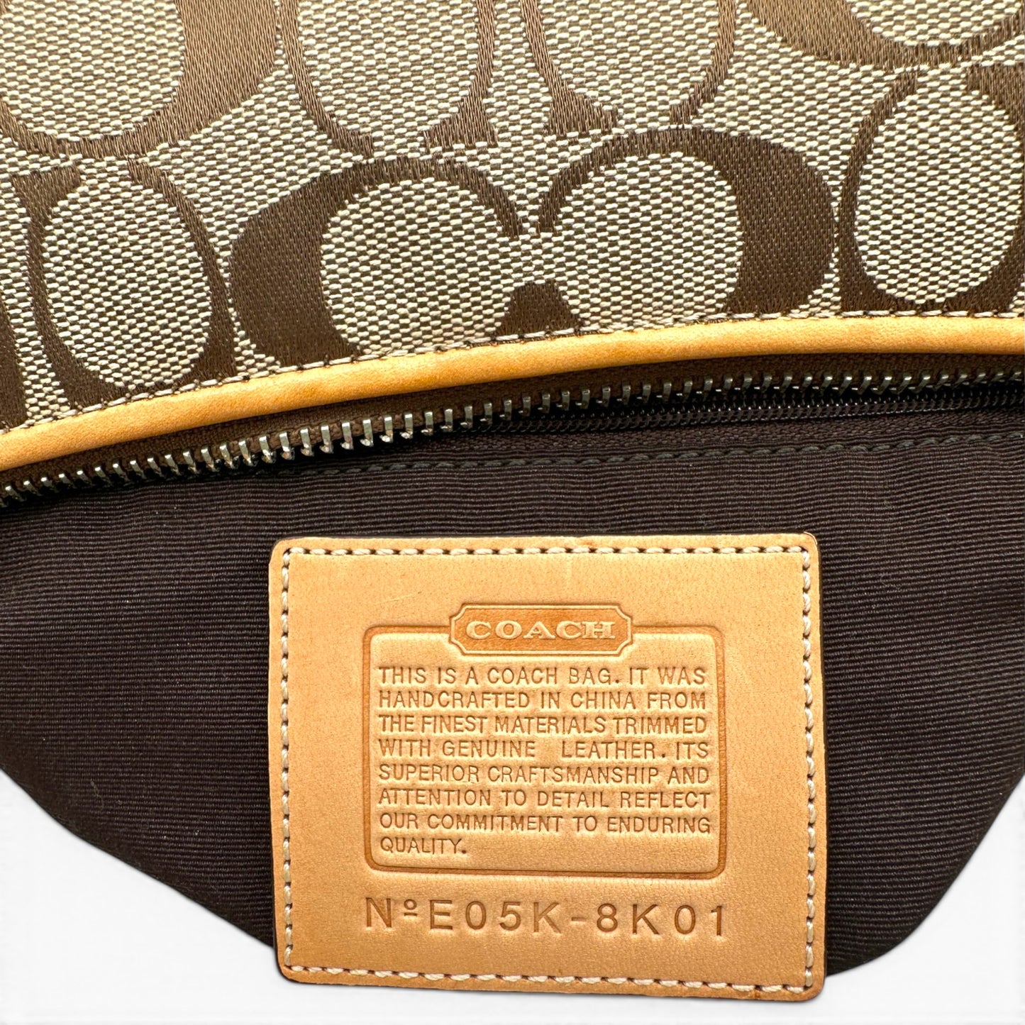 Vintage Coach 8K01 Baguette Shoulder Bag