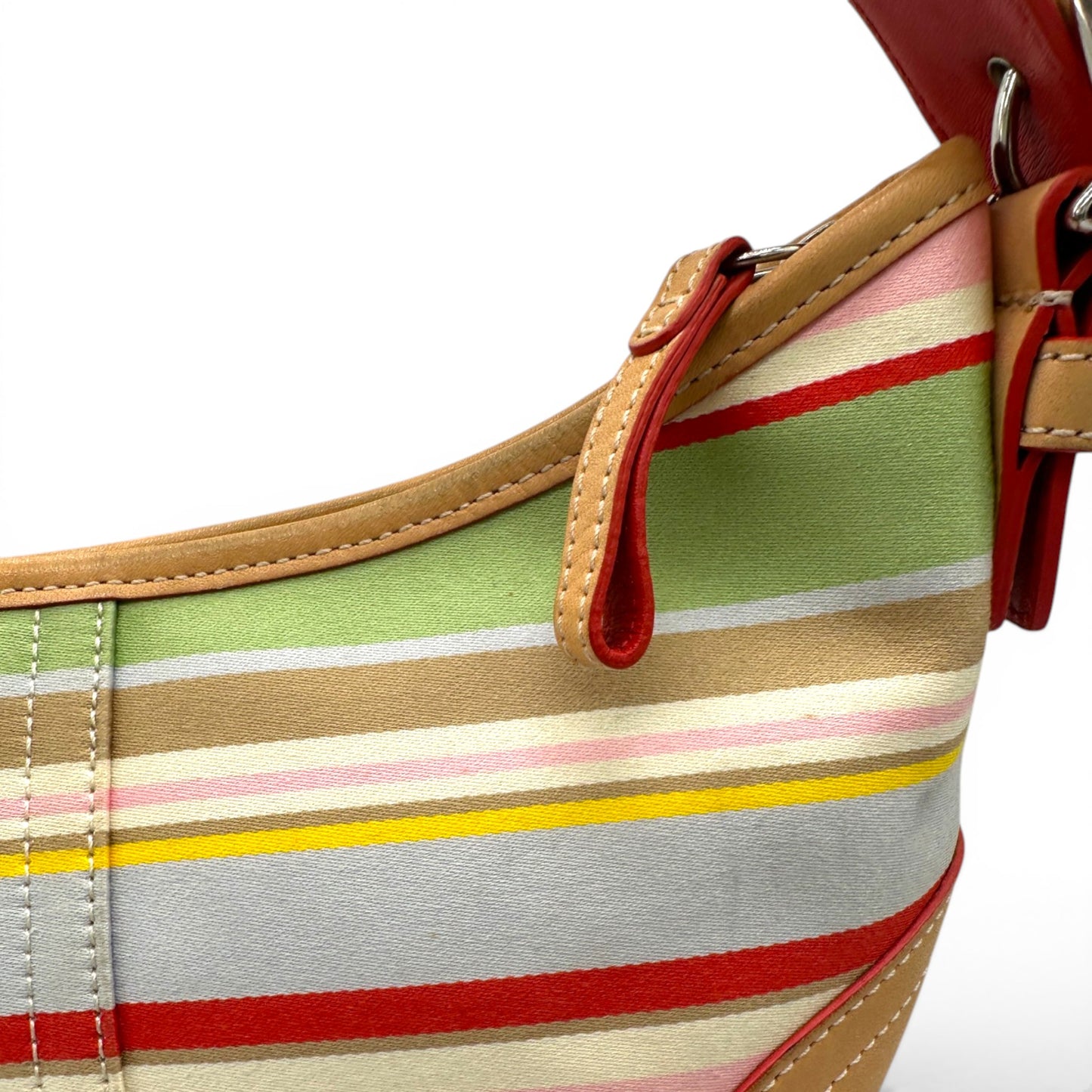Vintage Coach 4437 Soho Stripe Shoulder Bag