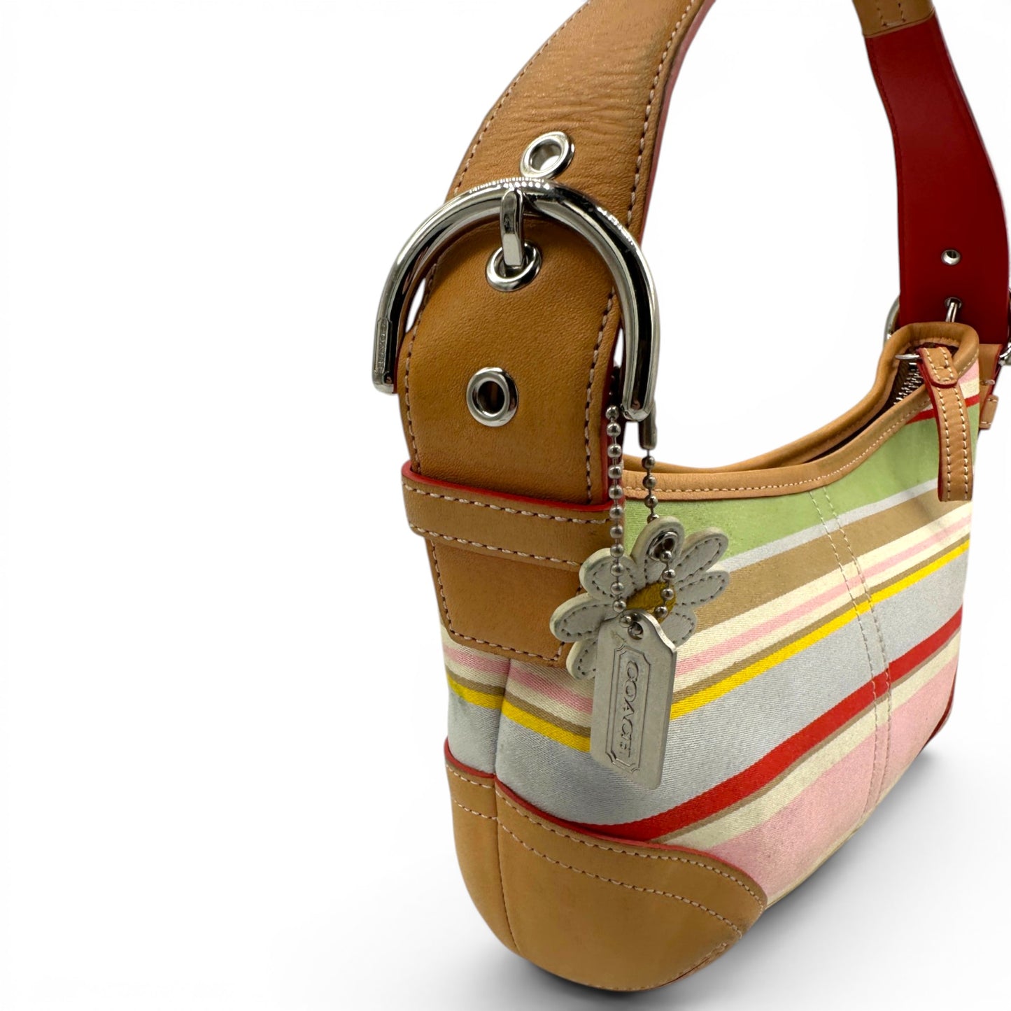 Vintage Coach 4437 Soho Stripe Shoulder Bag