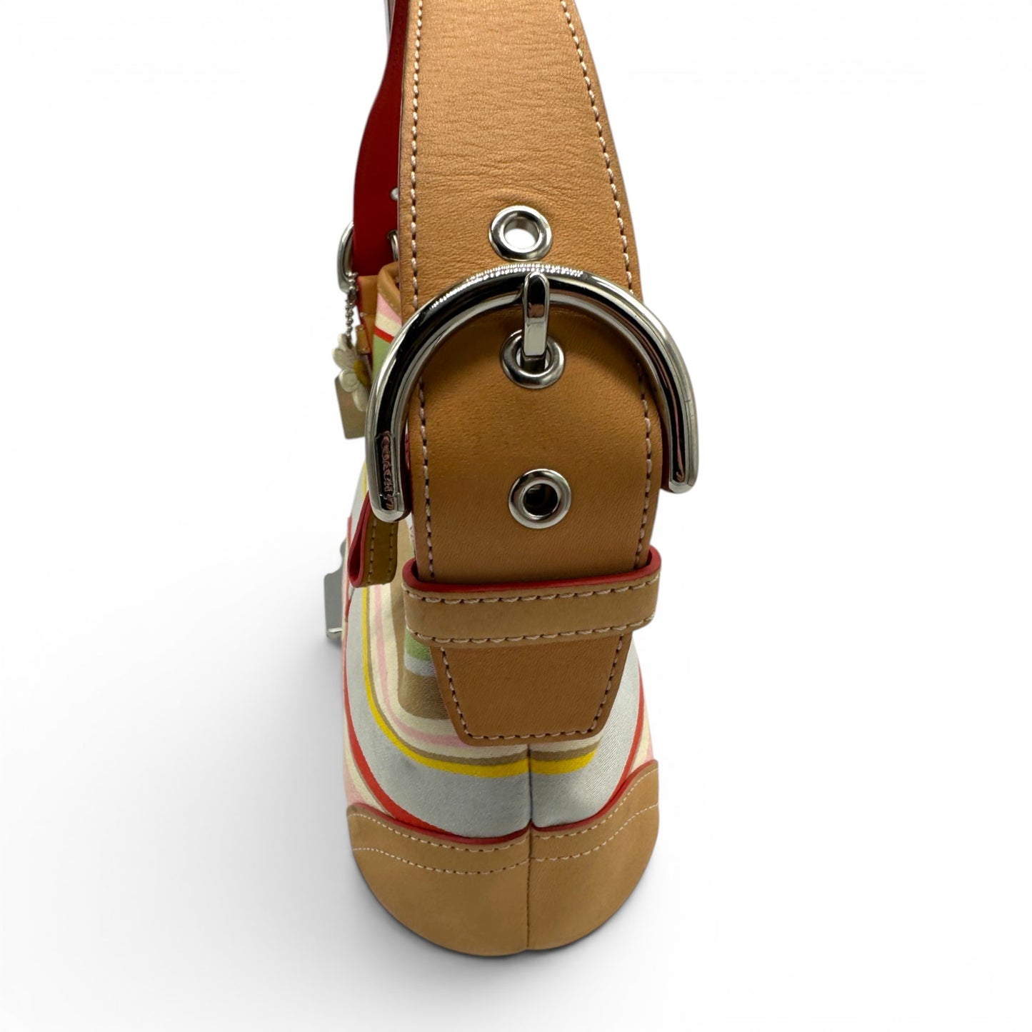 Vintage Coach 4437 Soho Stripe Shoulder Bag