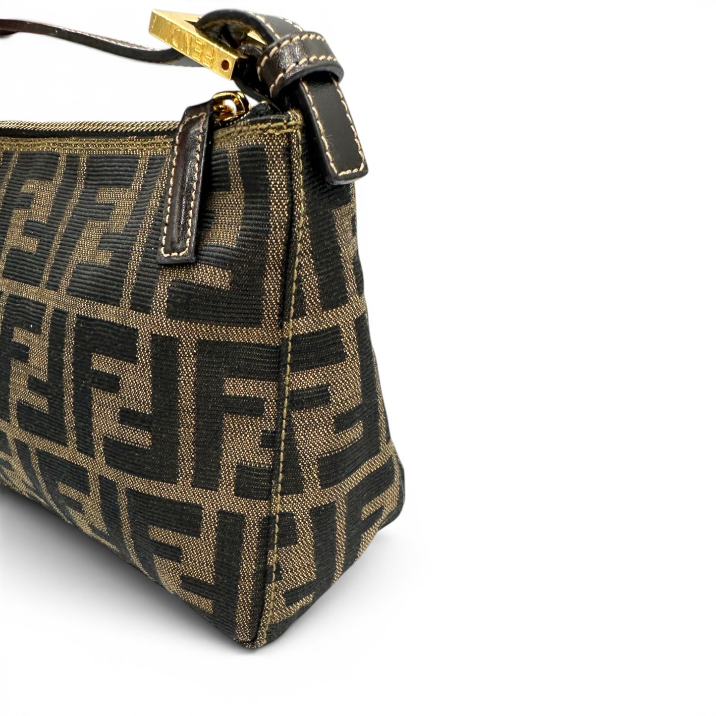 Vintage Fendi Zucca Pouch Handbag